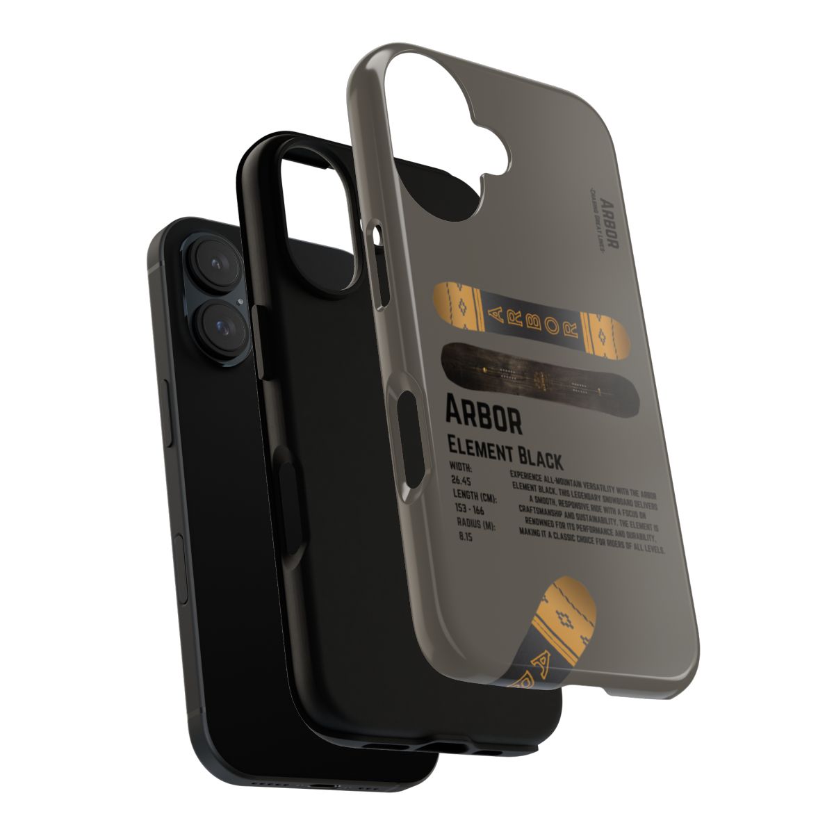 Arbor Element Black Phone Case