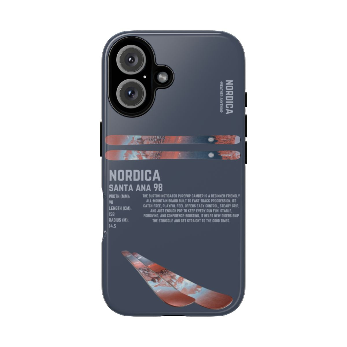 Nordica Santa Ana 98 Phone Case
