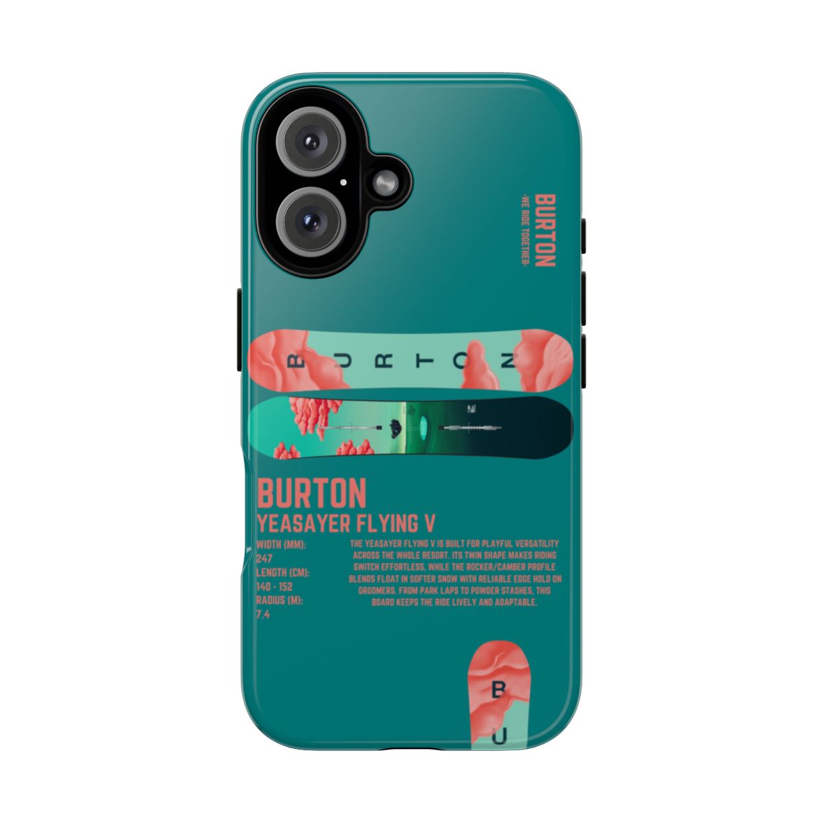 Burton Yeasayer Flying V Phone Case