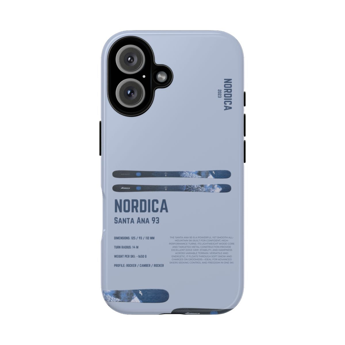 Nordica Santa Ana 93 Phone Case