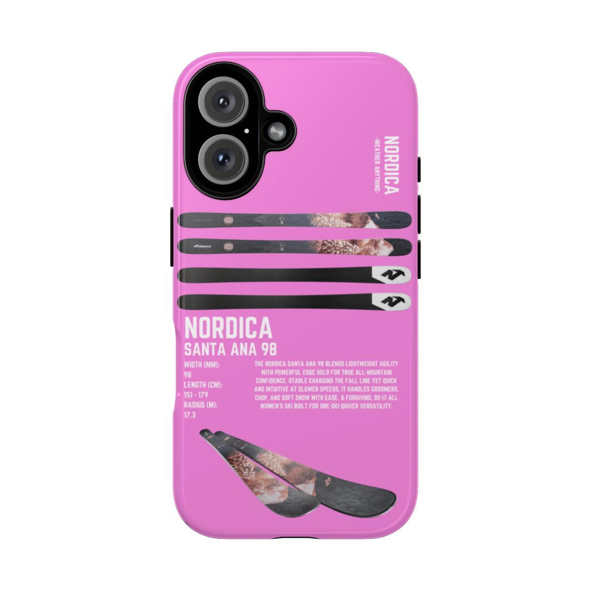 Nordica Santa Ana 98 Phone Case