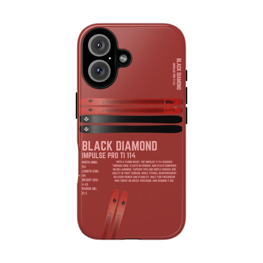 Black Diamond Impulse Pro TI 114 Phone Case