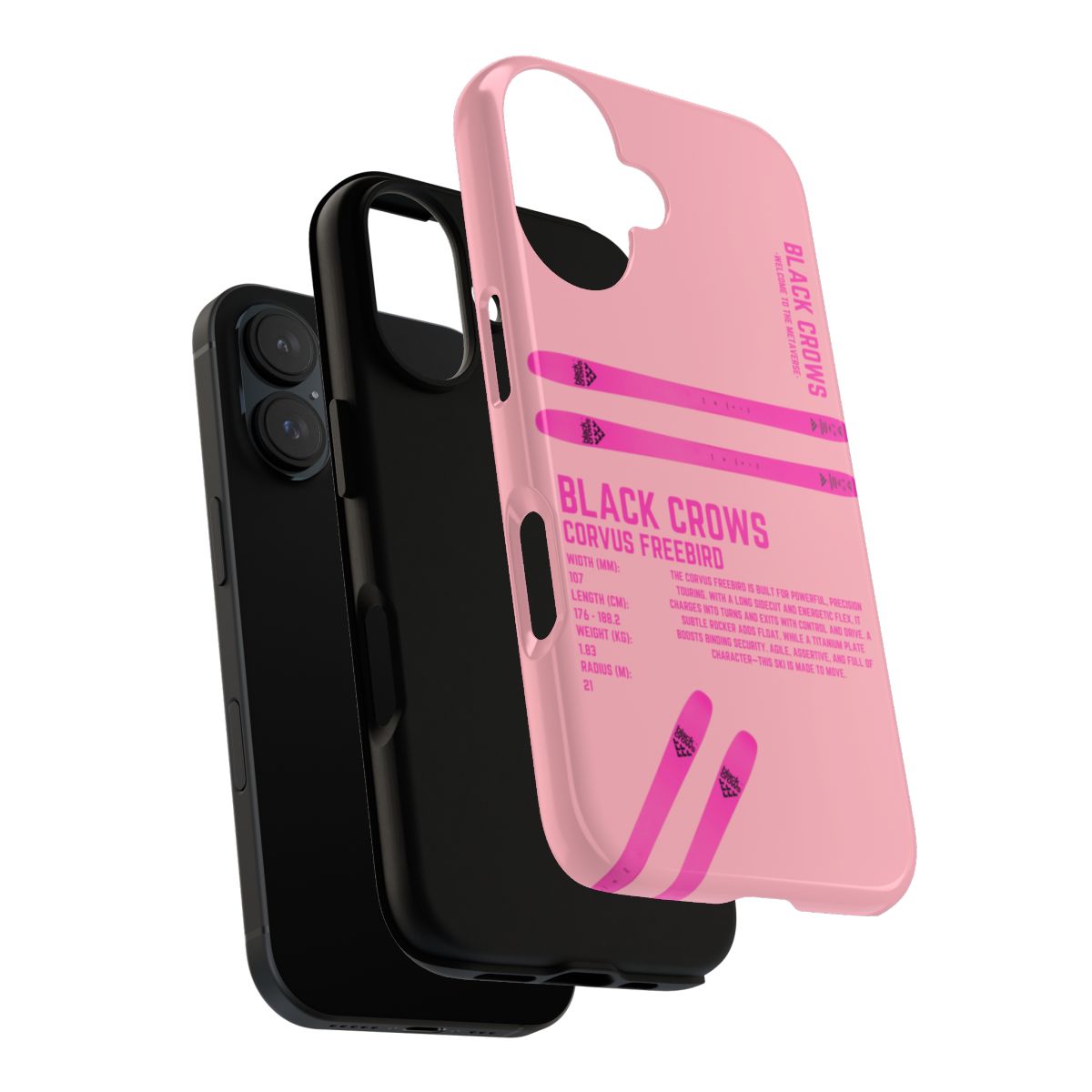 Black Crows Corvus Freebird Phone Case