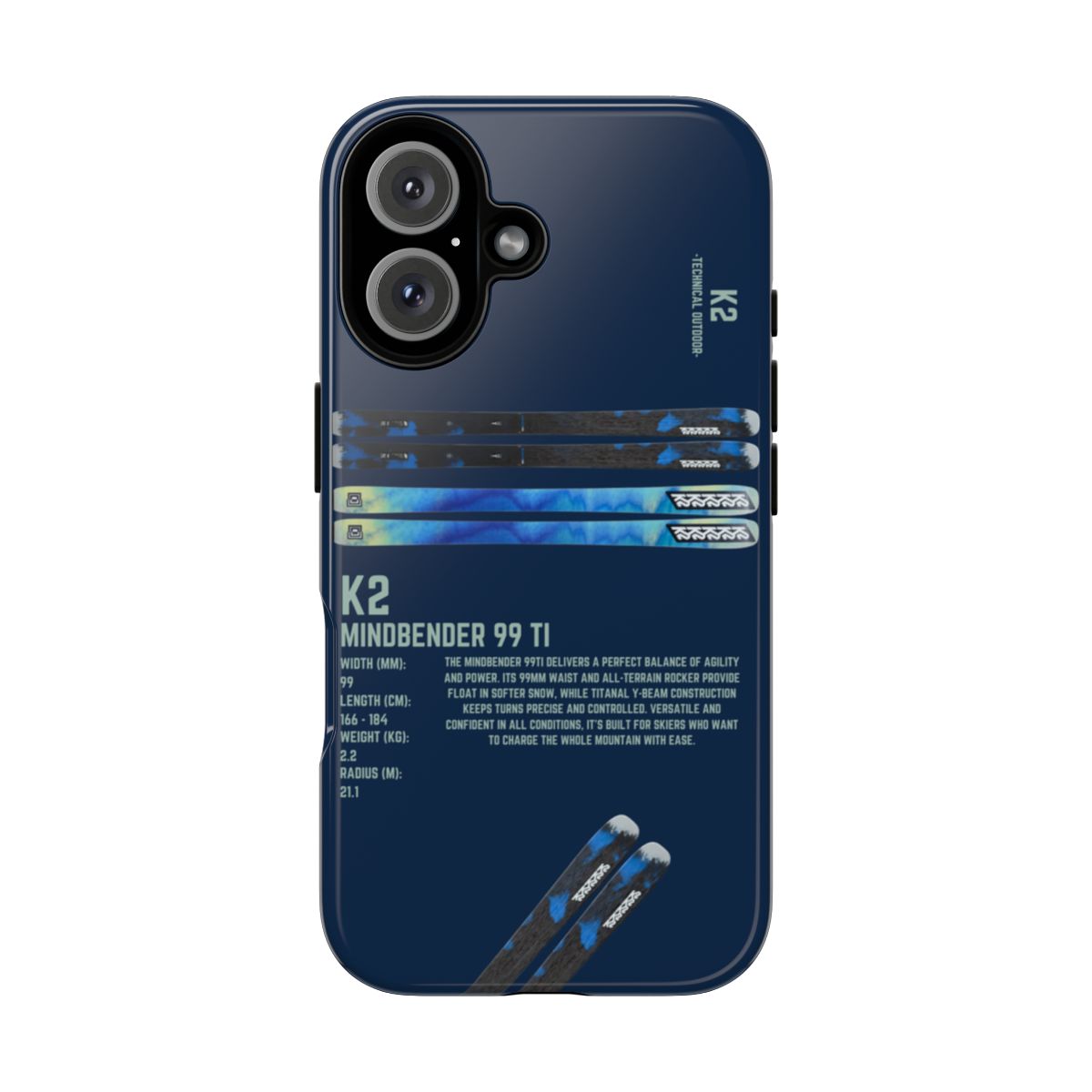 K2 Mindbender 99 TI Phone Case