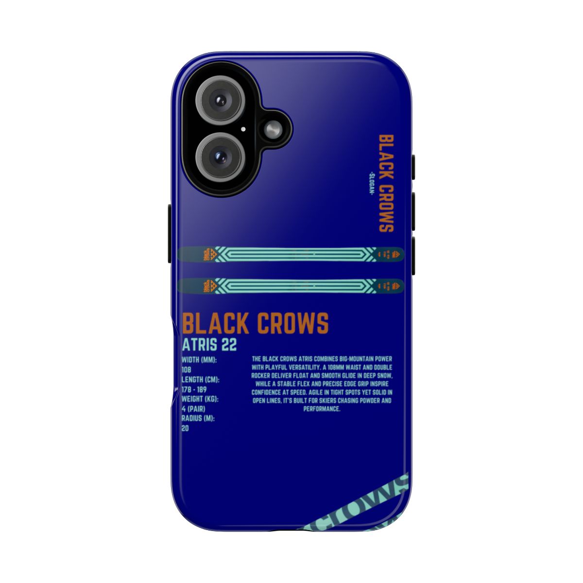 Black Crows Atris 22 Phone Case
