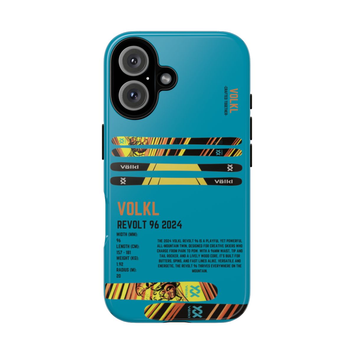 Volkl Revolt 96 Phone Case