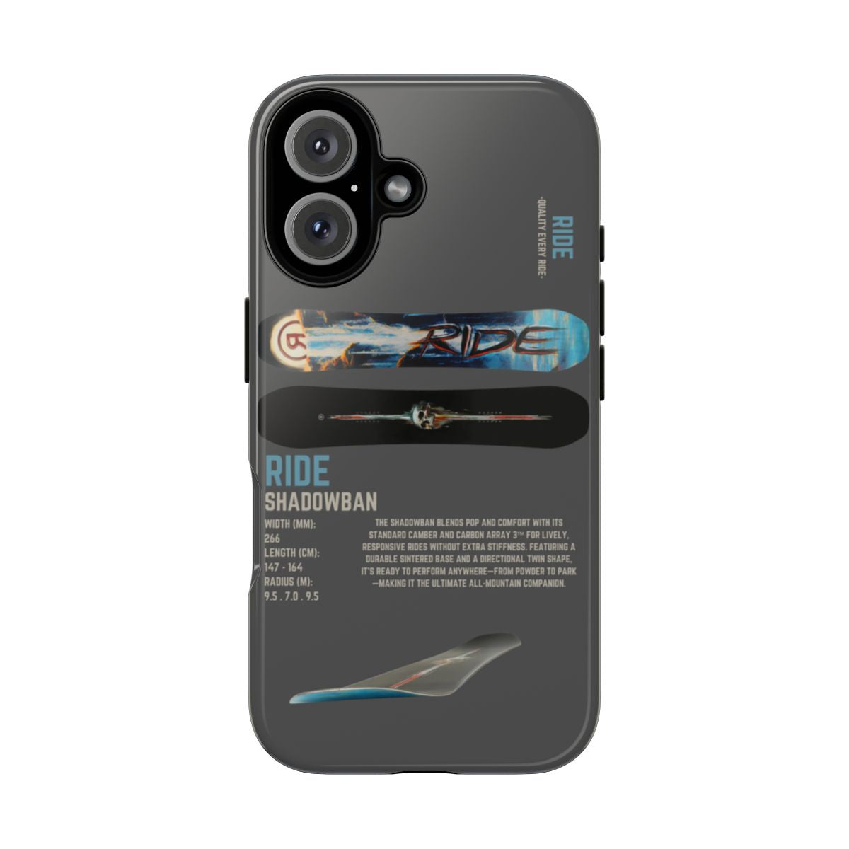 Ride Shadowban Phone Case