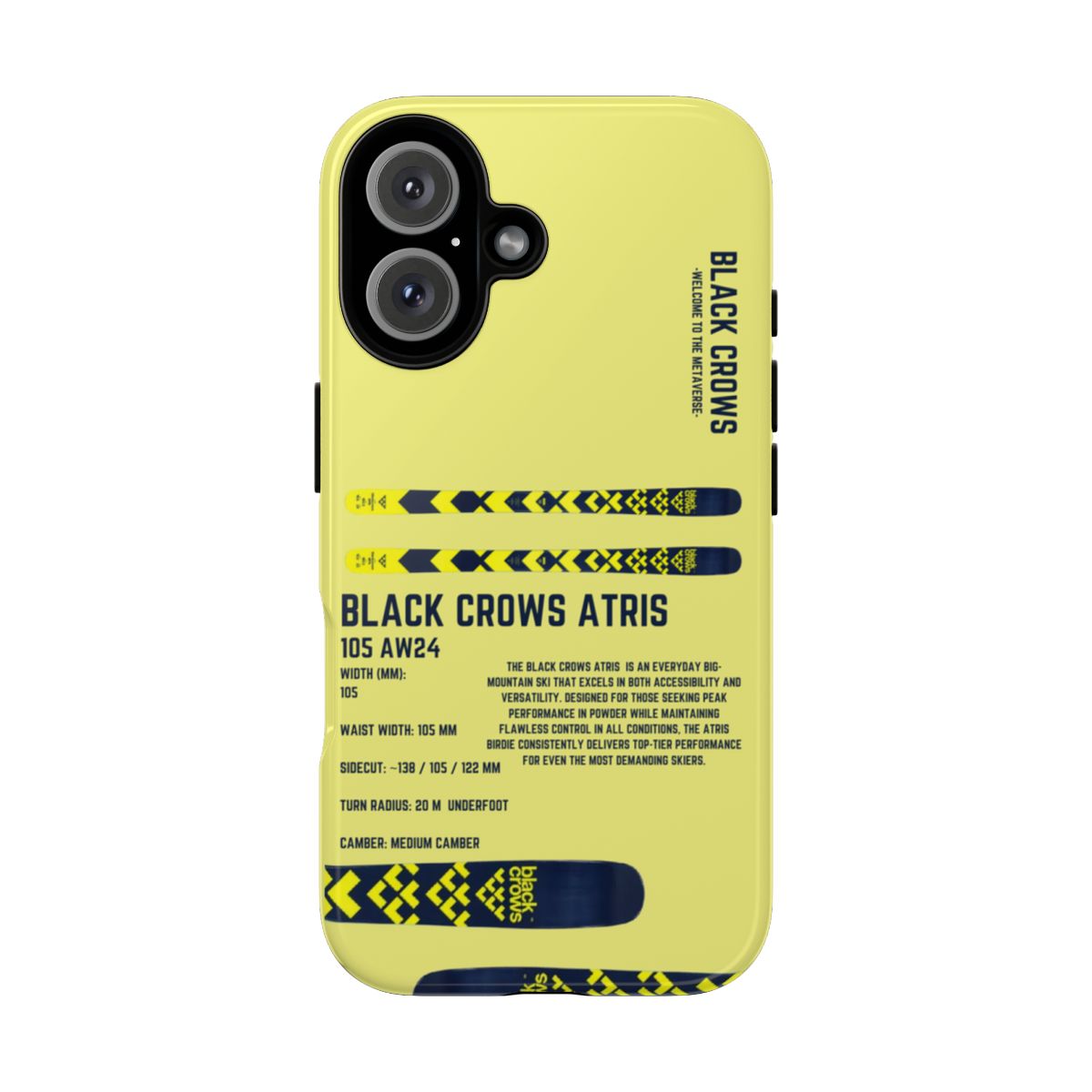Black Crows Atris Birdie Phone Case