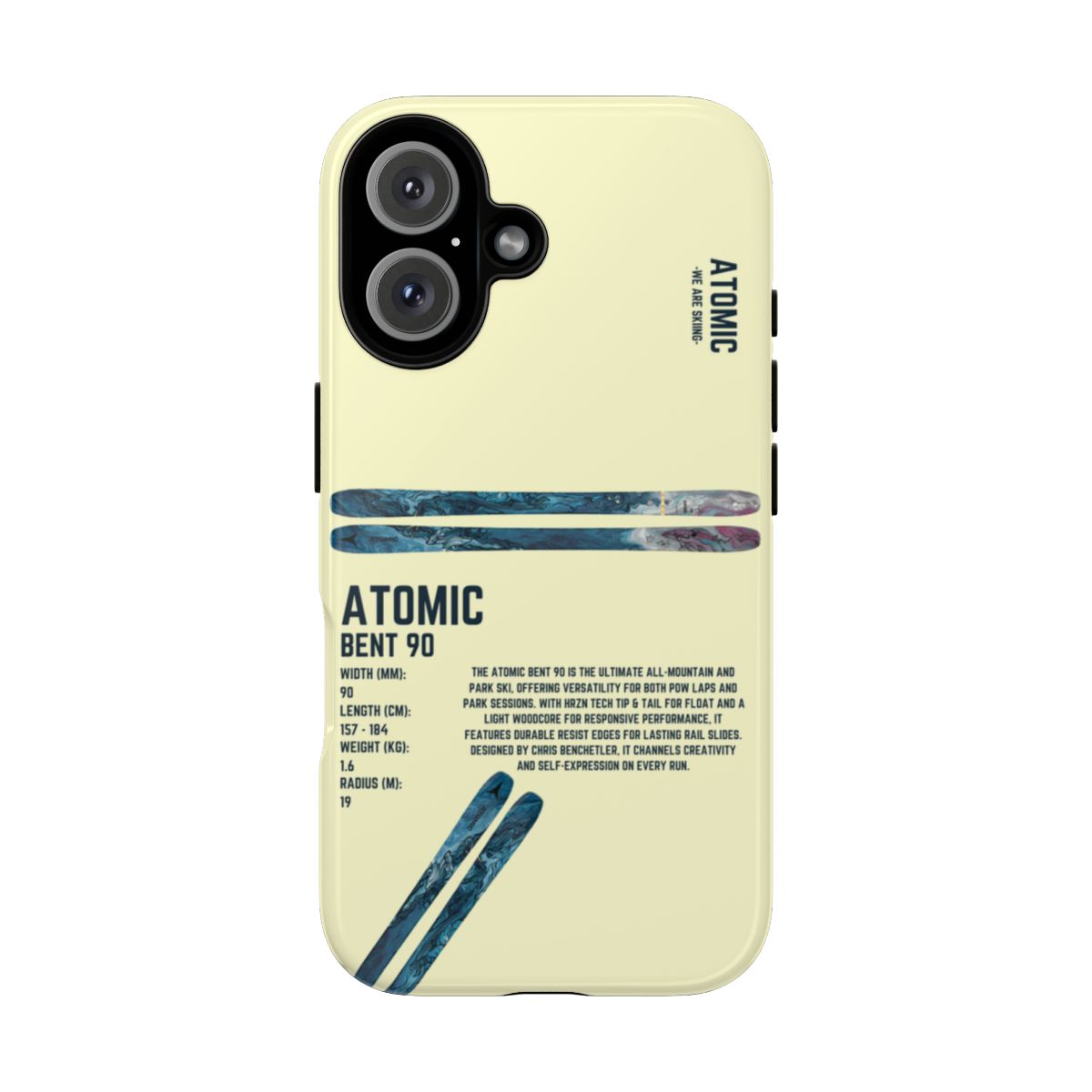 Atomic Bent 90 Phone Case