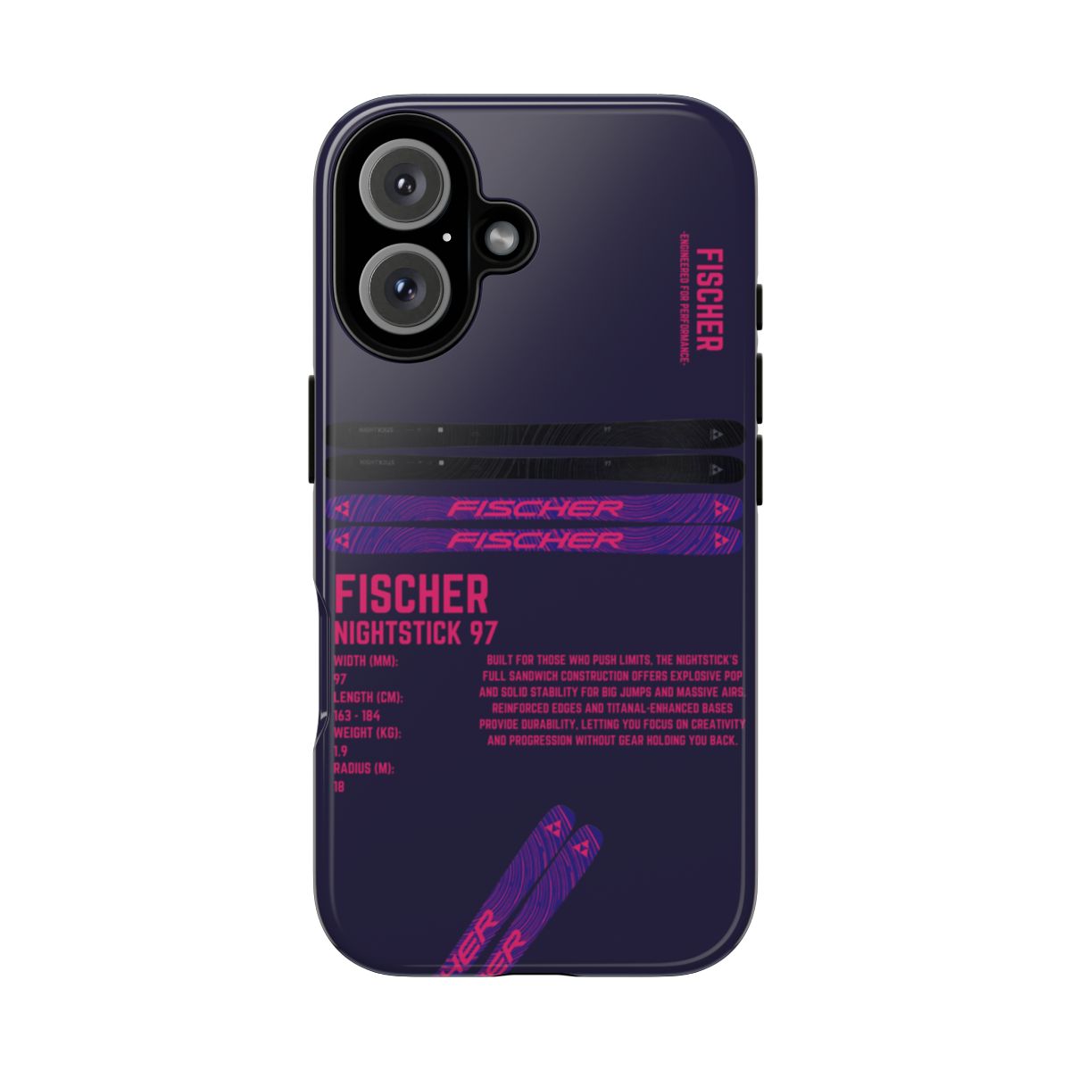 Fischer Nightstick 97 Phone Case