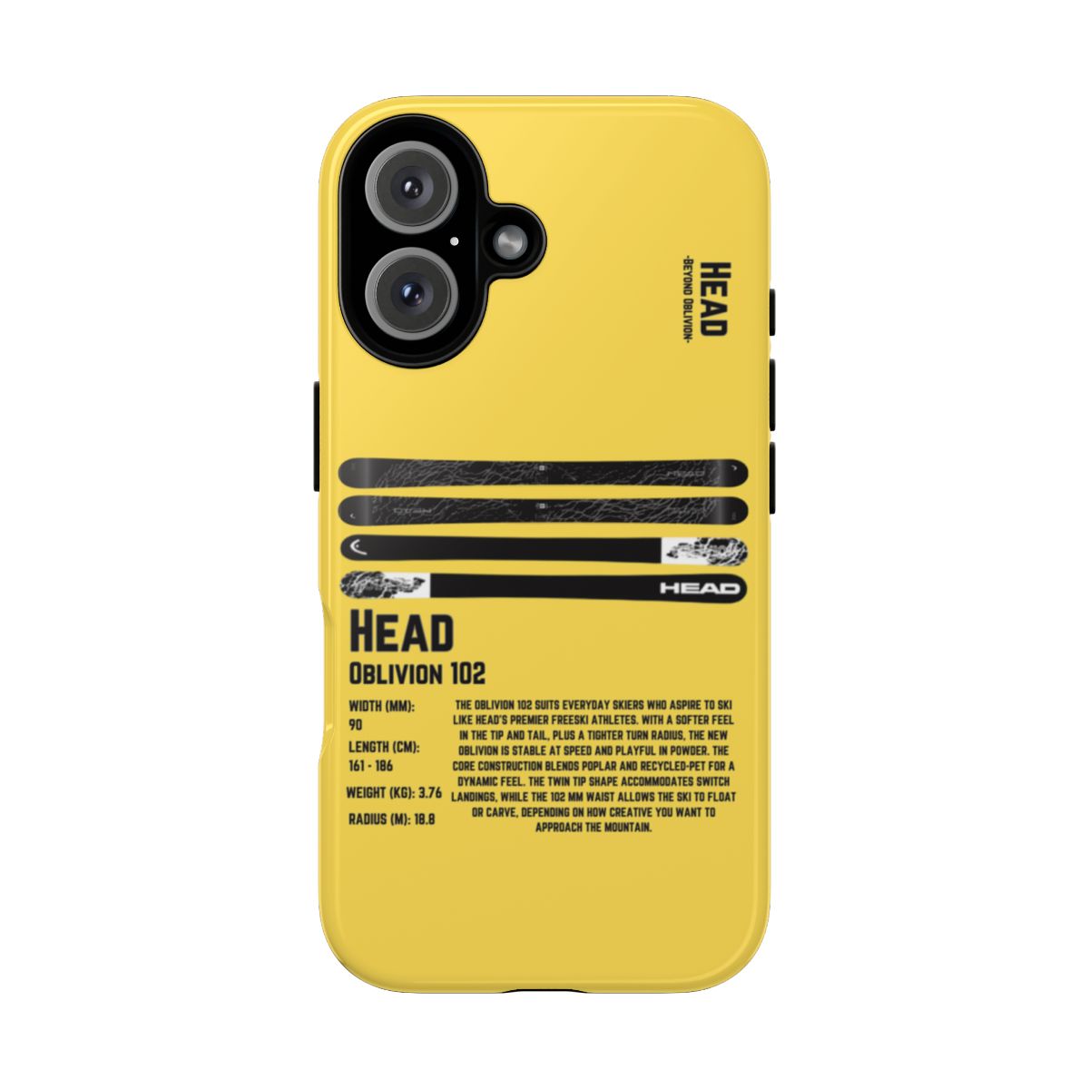 Clear Head Phone Case