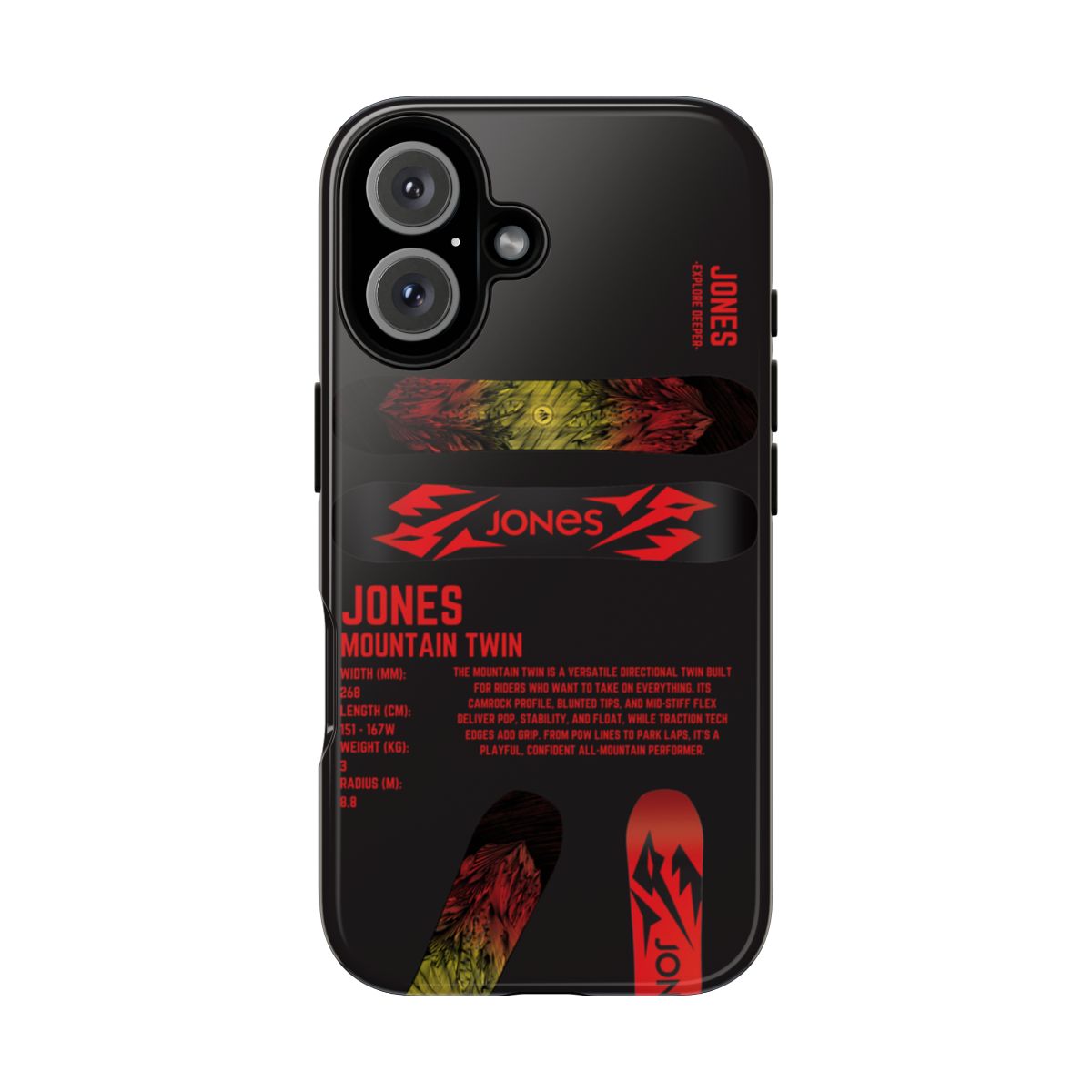 Jones Mountain Twin Phone Case