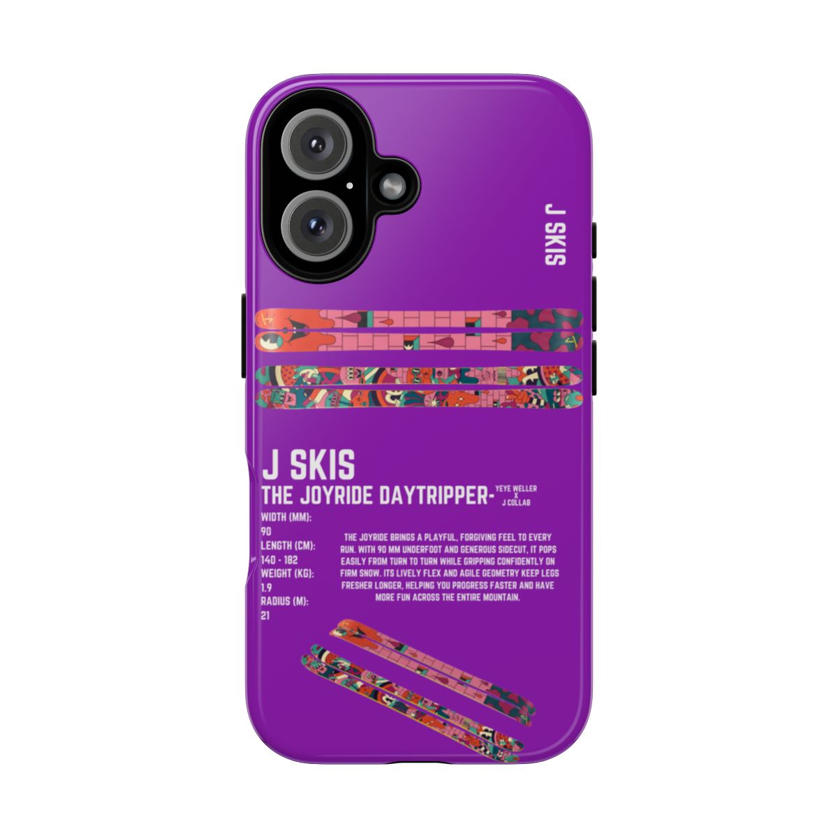 J Skis The Joyride Daytripper Phone Case
