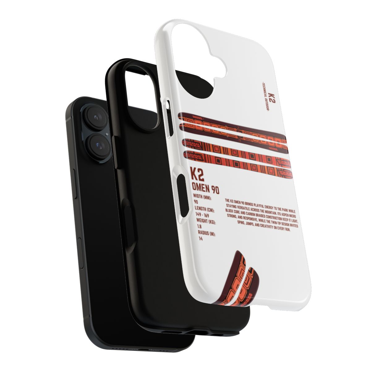 K2 Omen 90 Phone Case