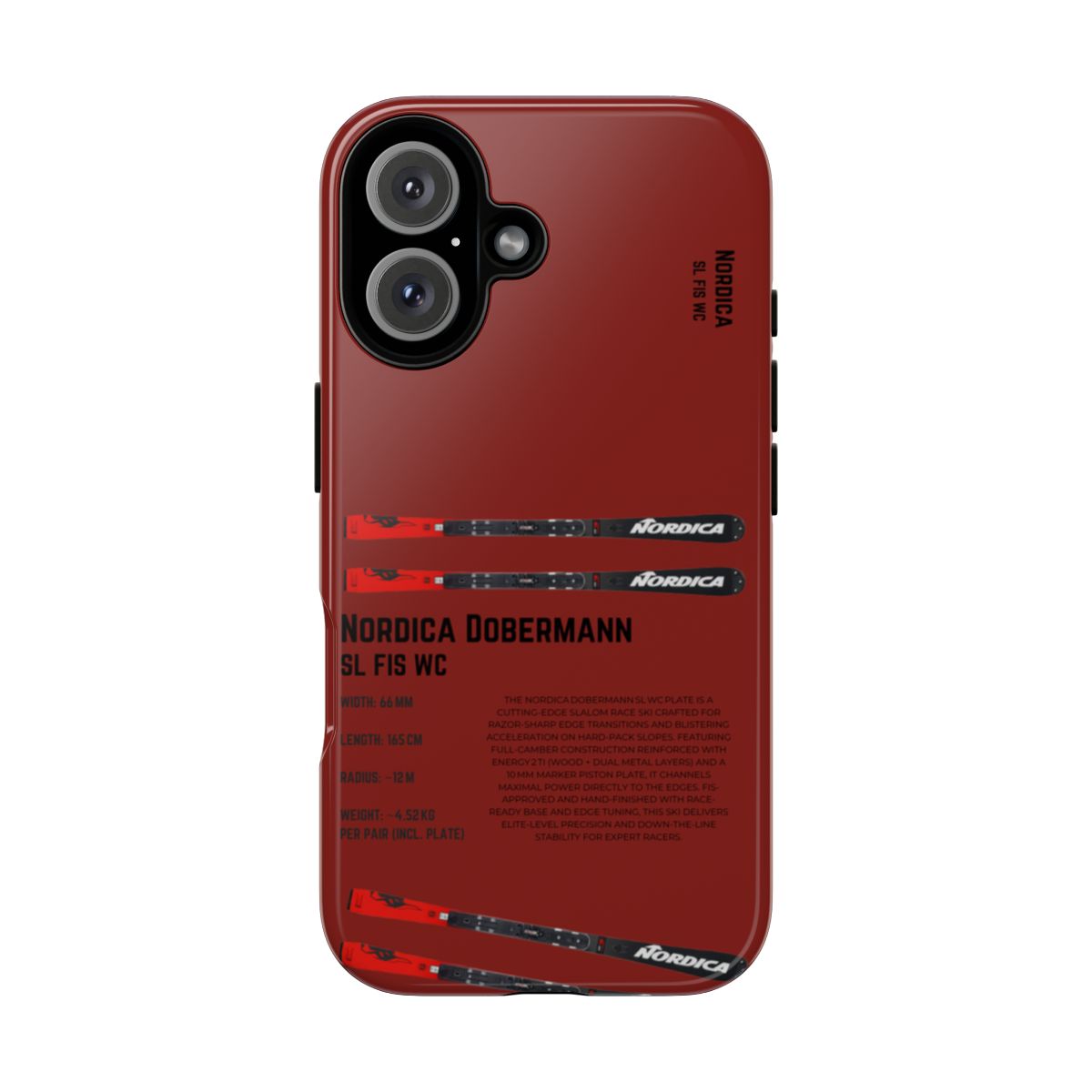 Nordica Dobermann Rosa Phone Case