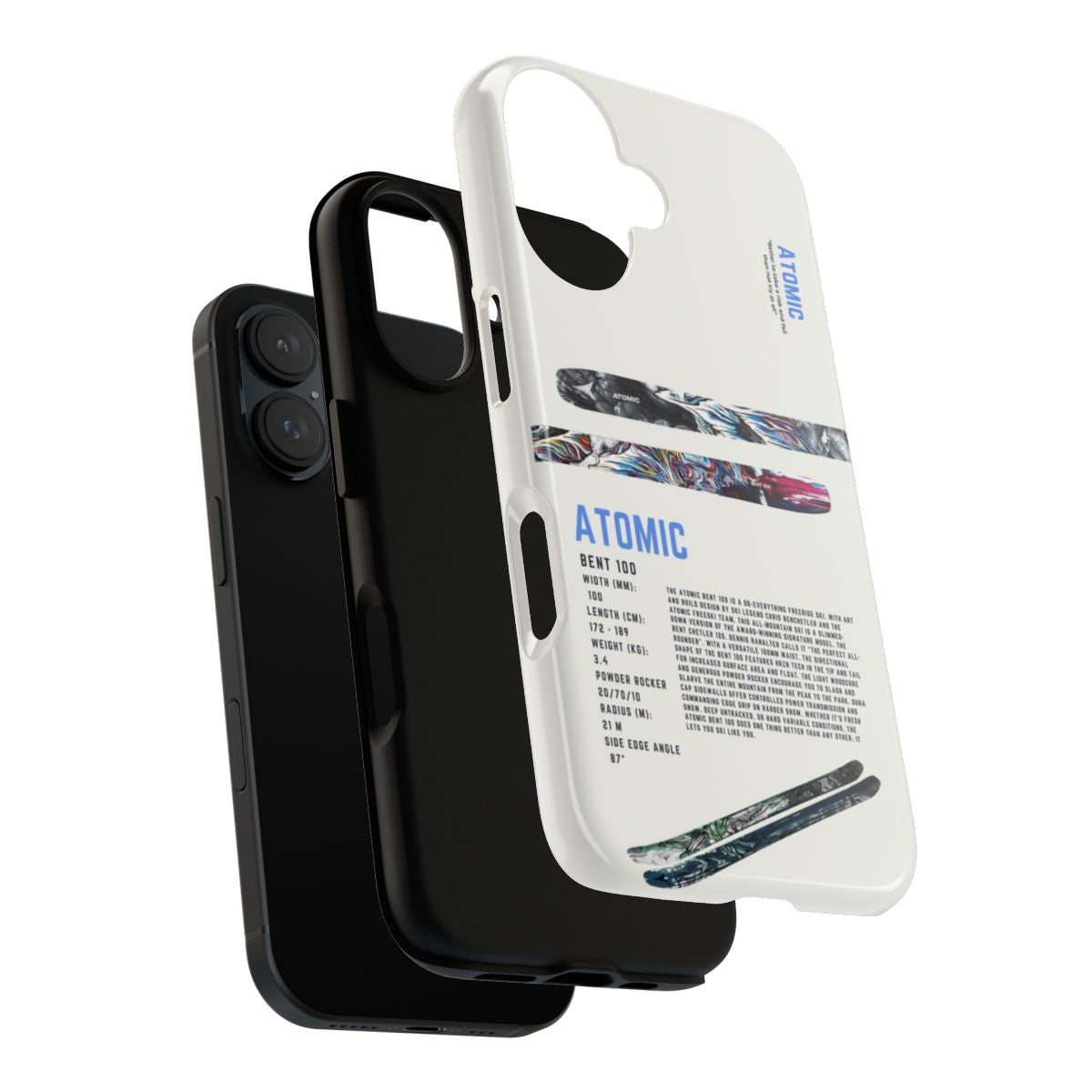 Atomic Bent 100 Phone Case