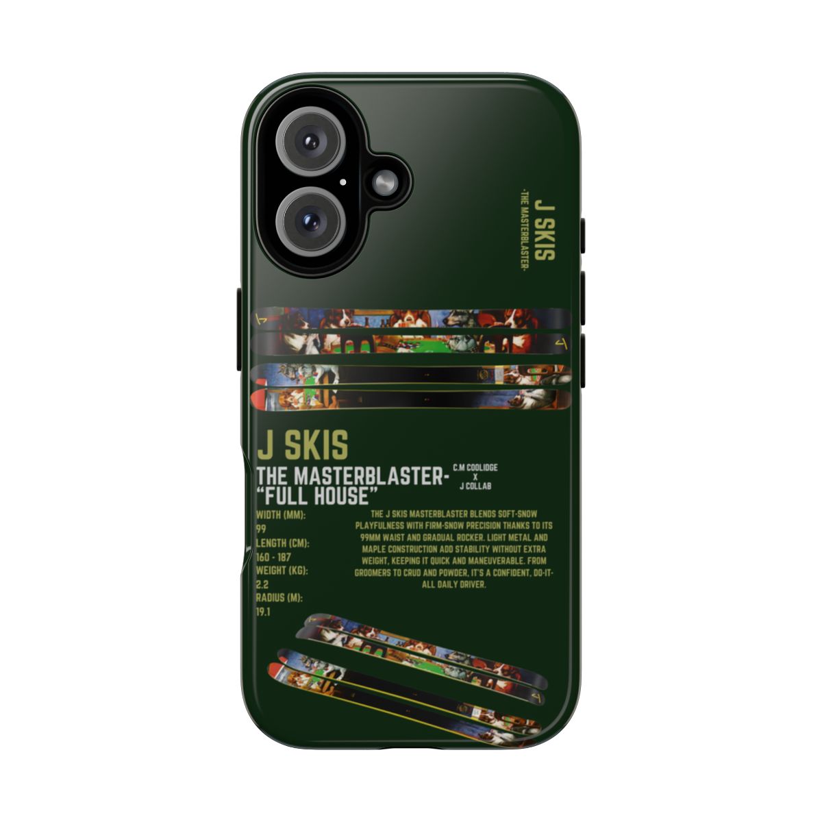 J Skis The Masterblaster Fullhouse Phone Case