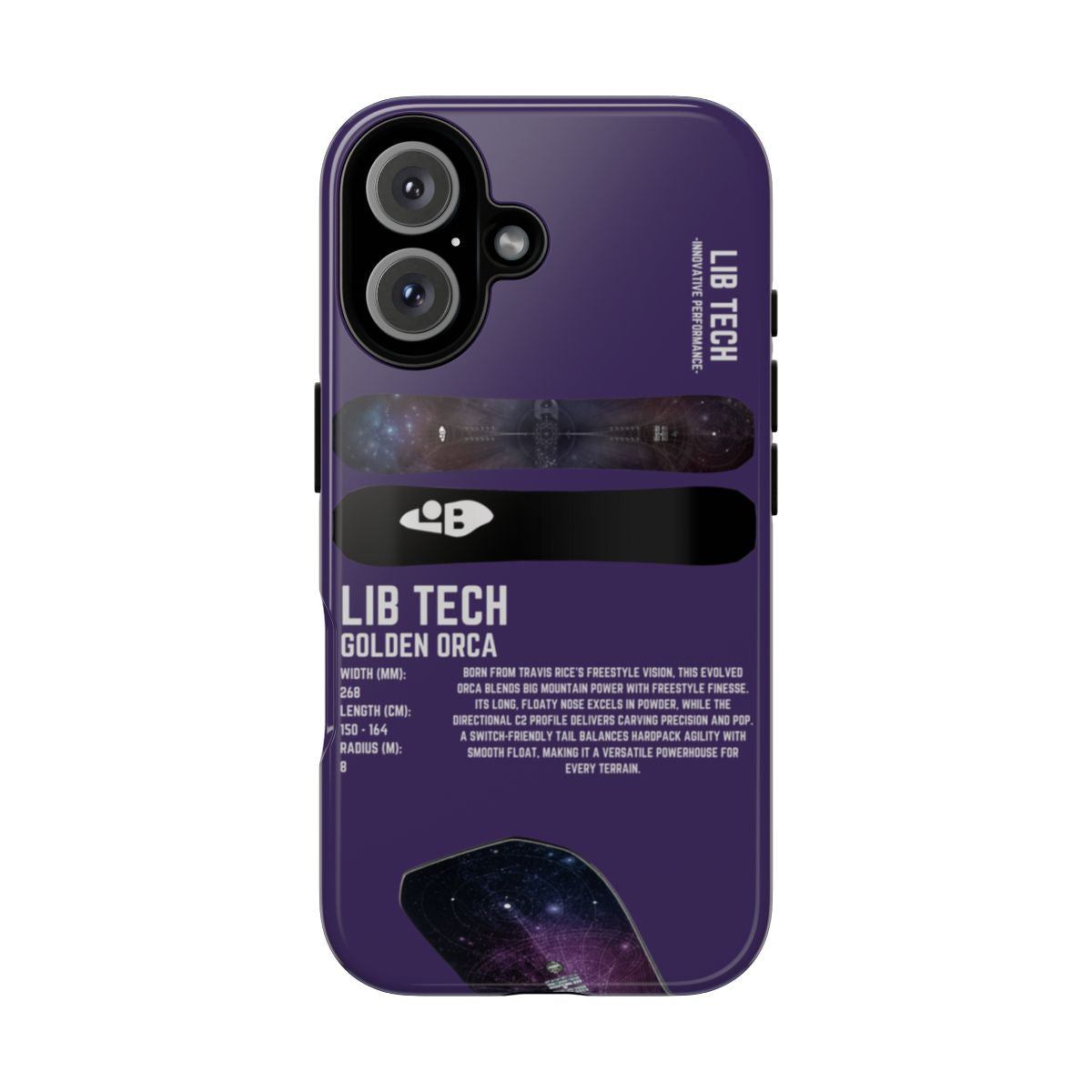 Lib Tech Golden Orca Phone Case