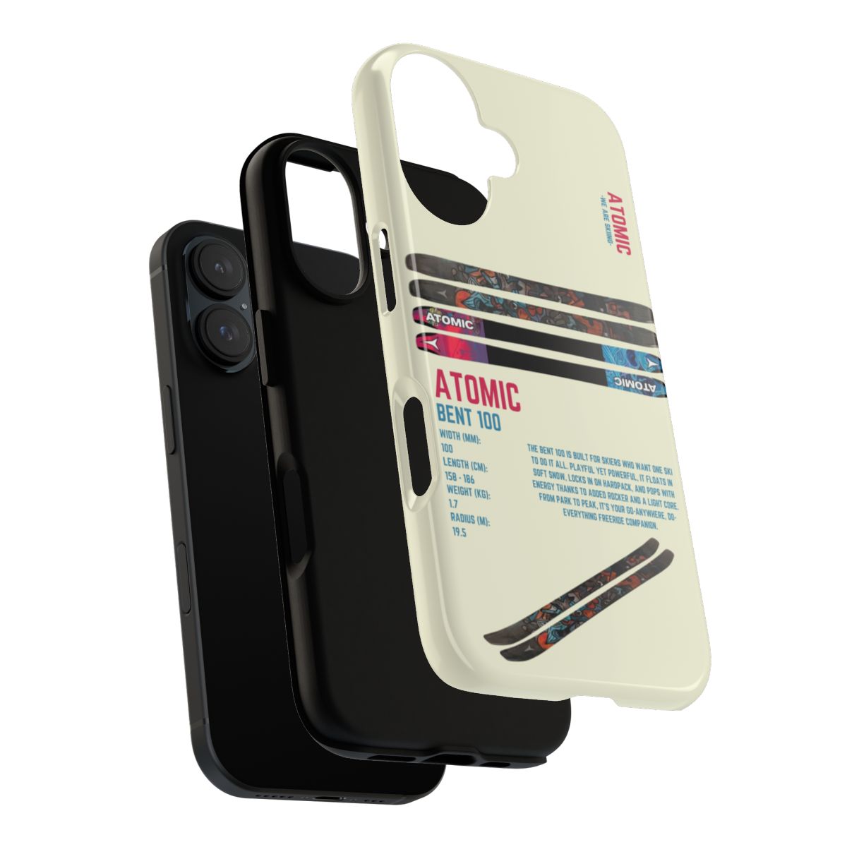 Atomic Bent 100 Phone Case