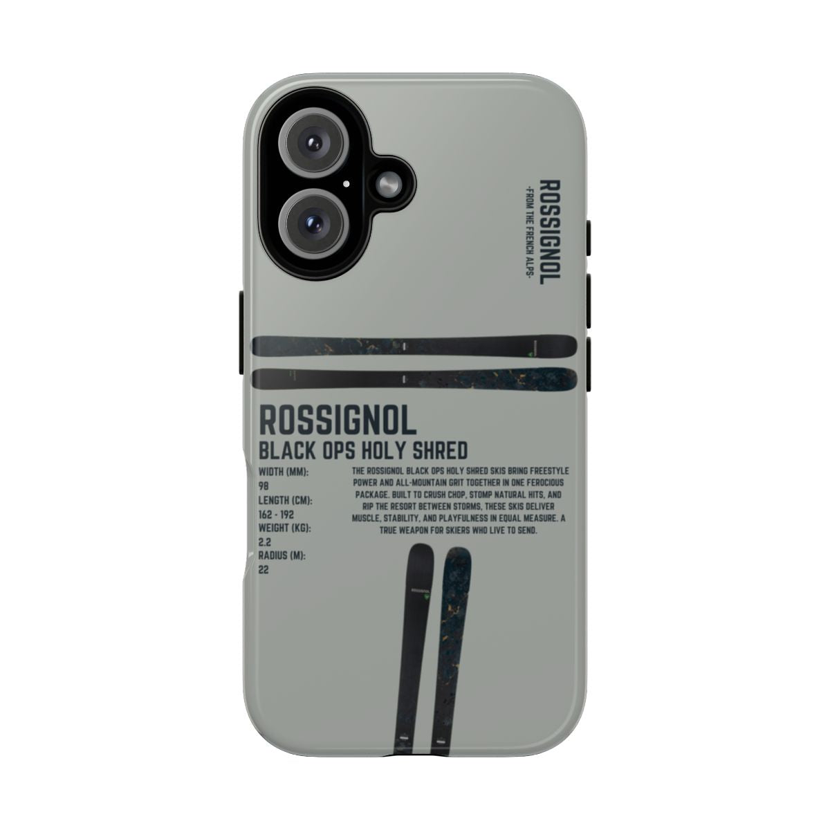 Rossignol Black Ops Holy Shred Phone Case