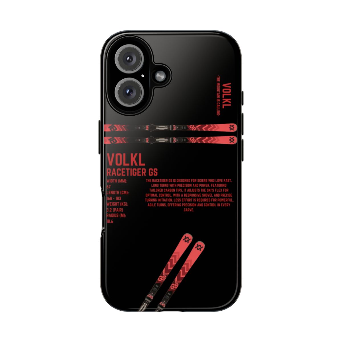 Volkl Racetiger GS Phone Case