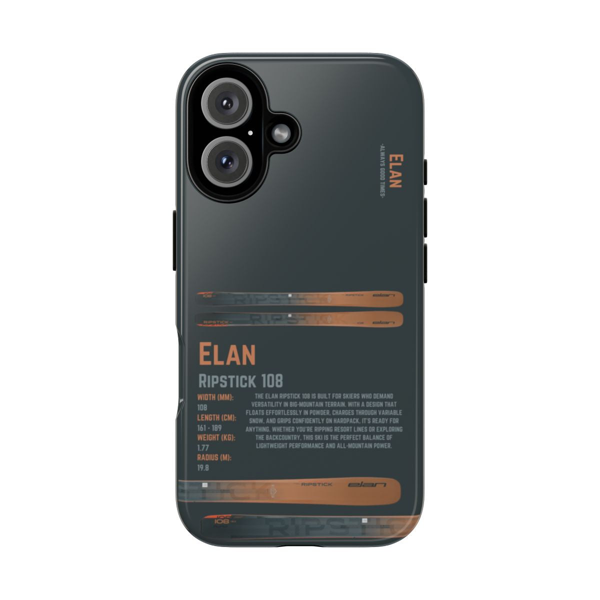 Elan Ripstick 108 Phone Case