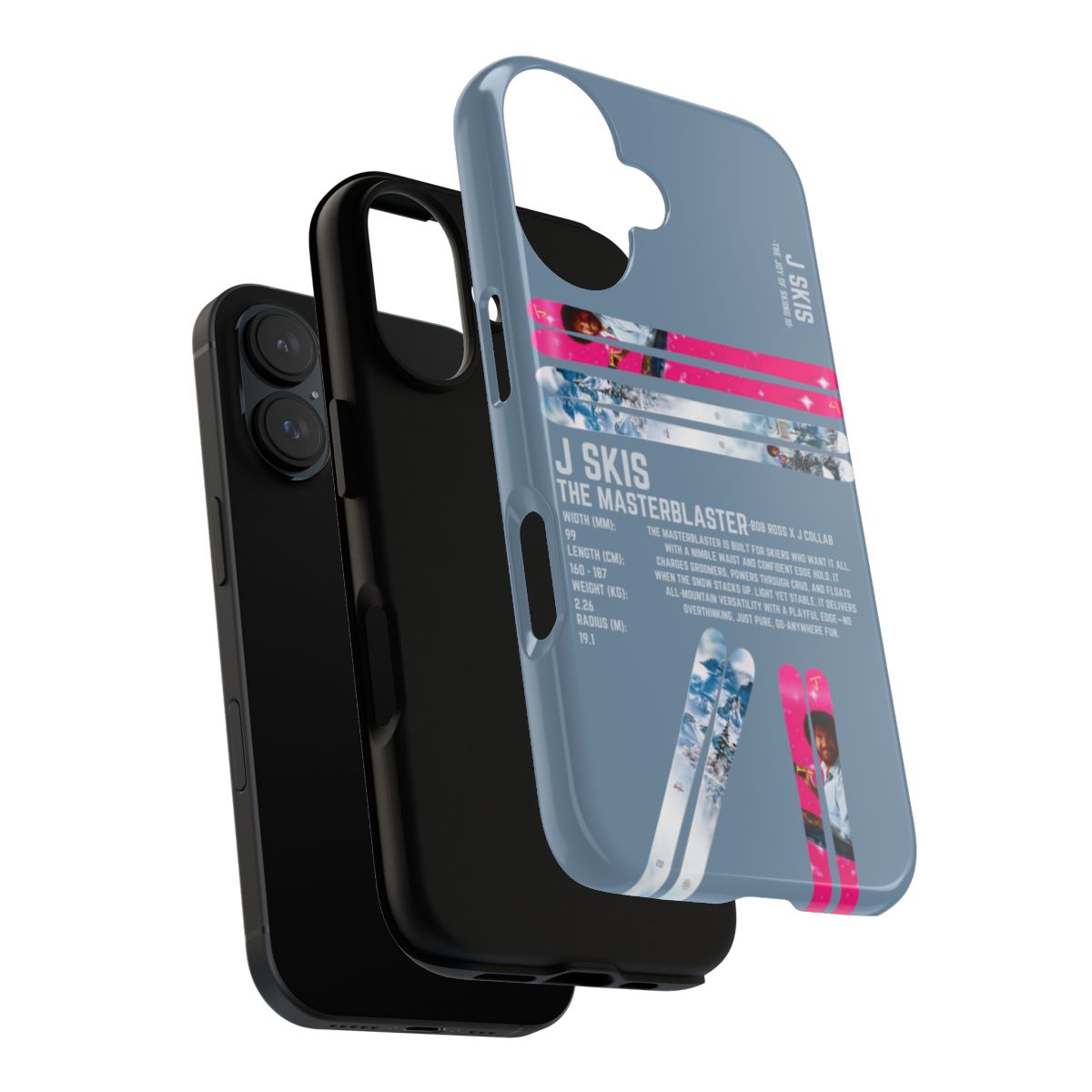 J Skis The Masterblaster -Bob Ross X J Collab Phone Case