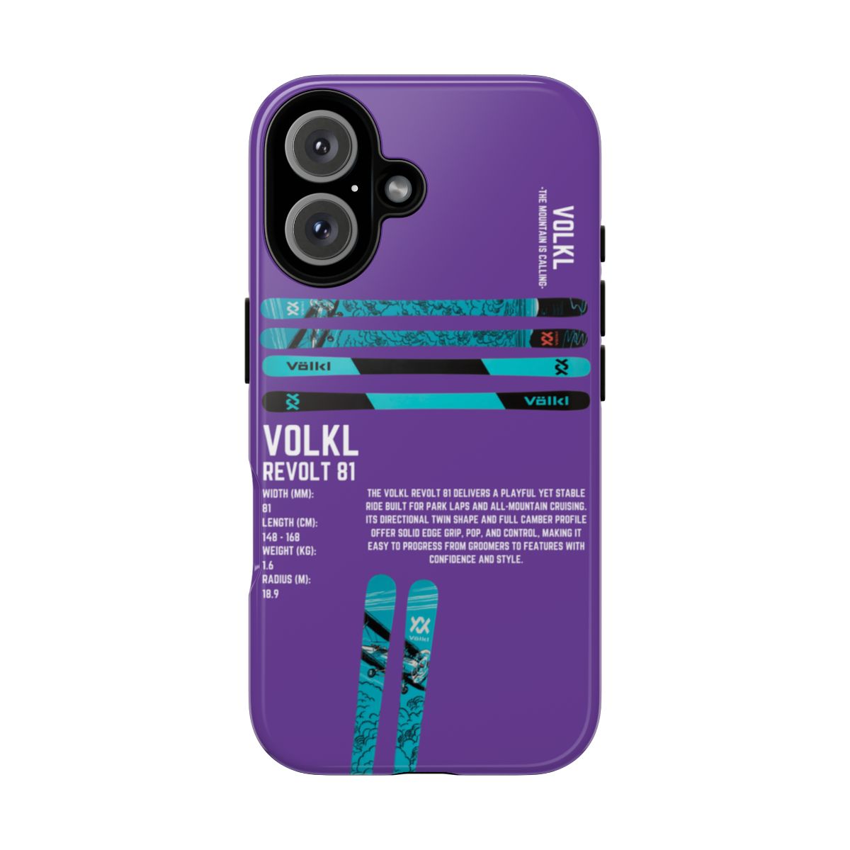 Volkl Revolt 81 Phone Case