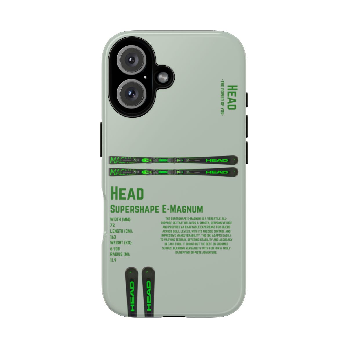 Head Supershape E-Magnum Phone Case