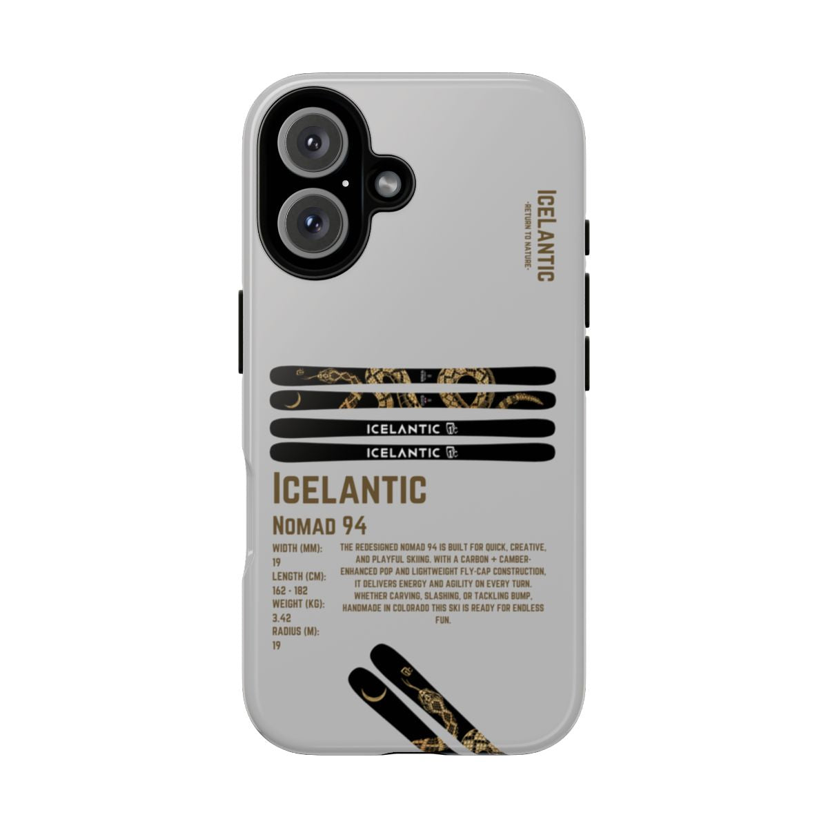 Icelantic Nomad 94 Phone Case