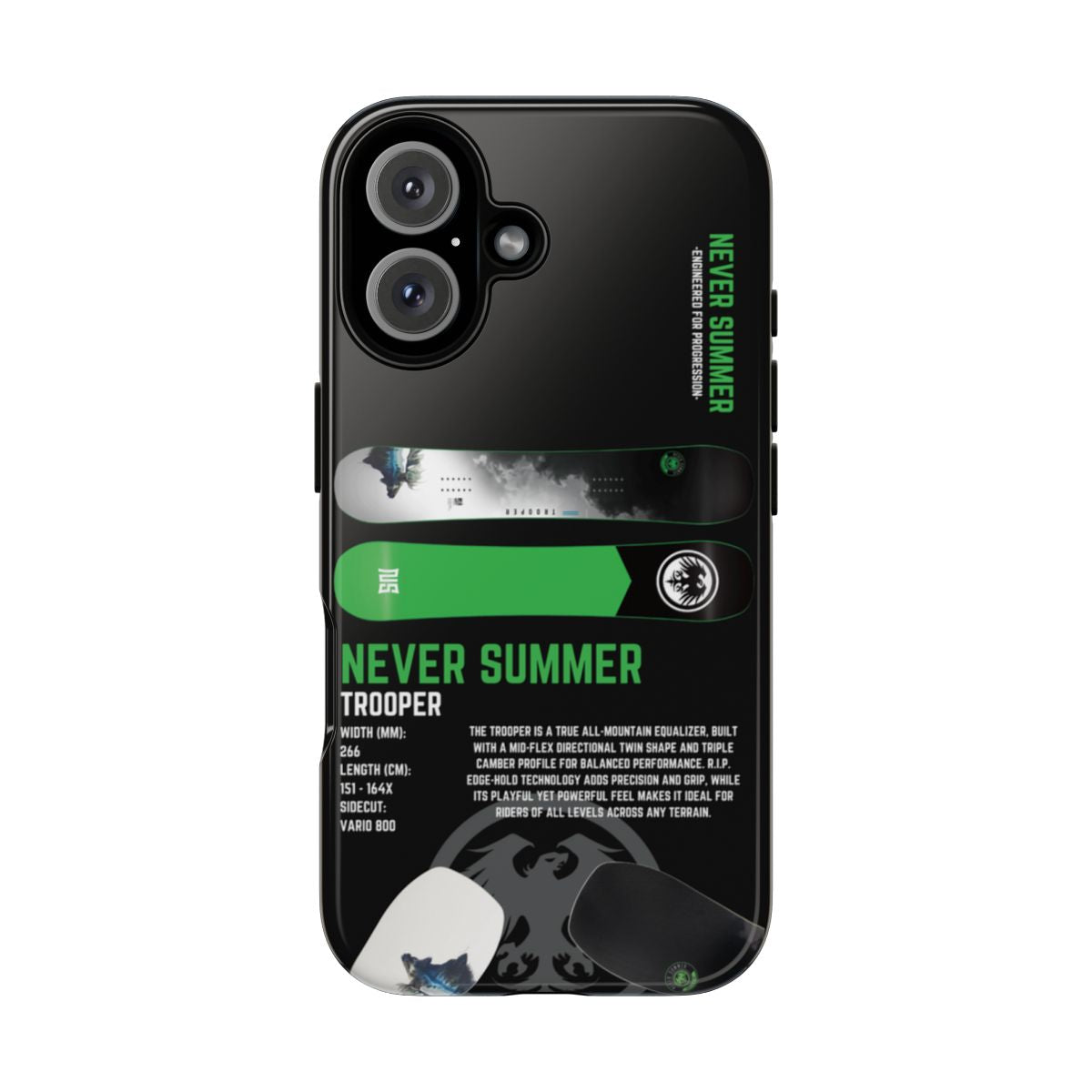 Never Summer Trooper Phone Case