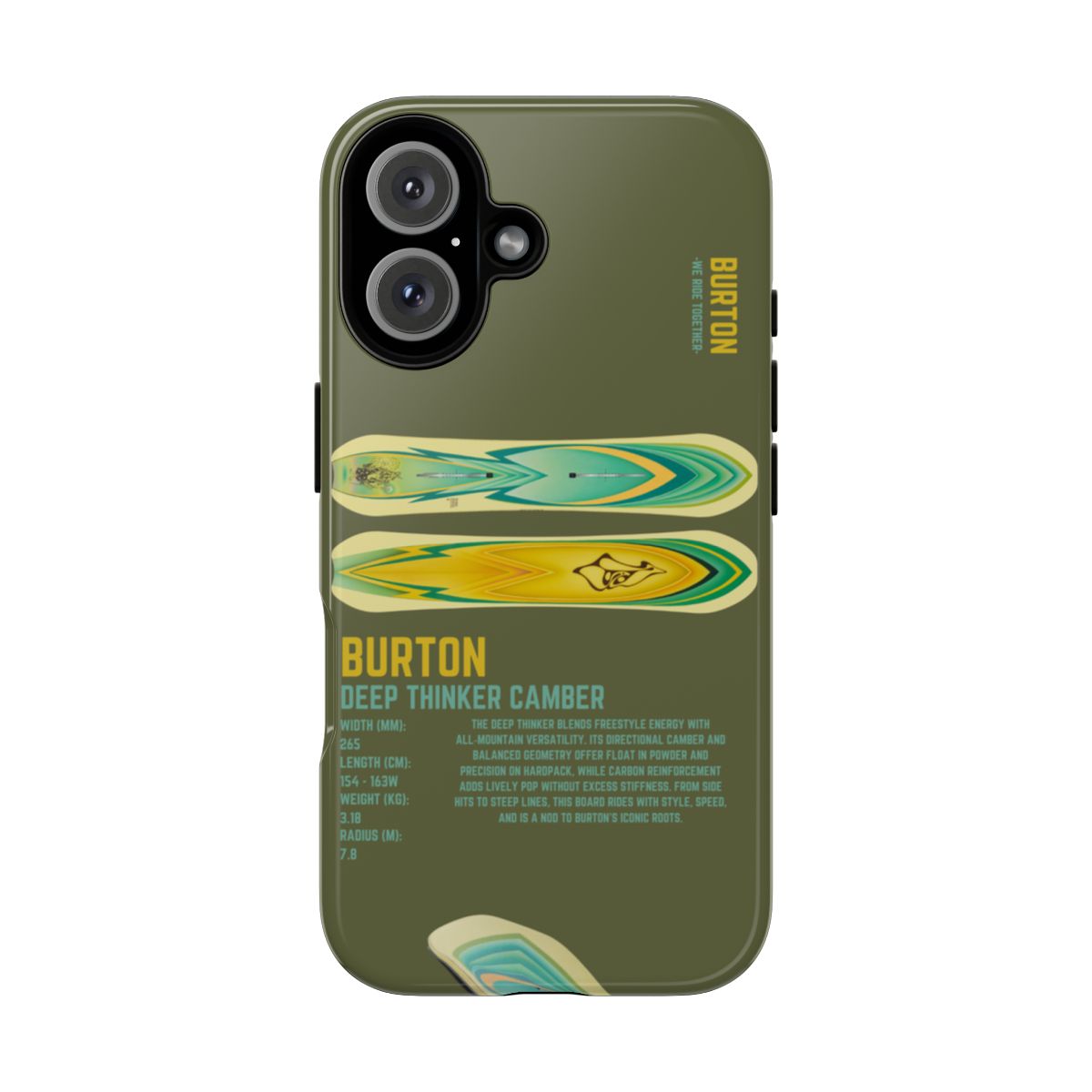 Burton Deep Thinker Camber Phone Case