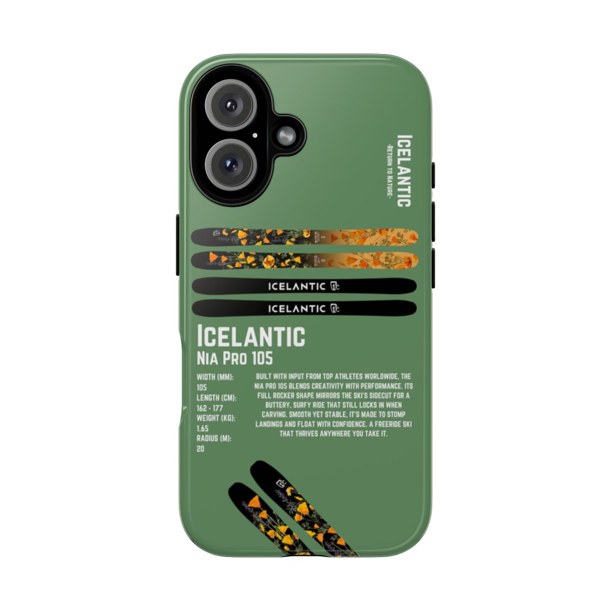 Icelantic Nia Pro 105 Phone Case
