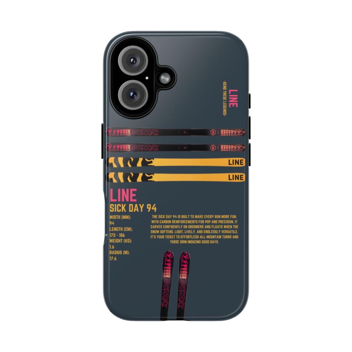 Line Sick Day 94 Phone Case