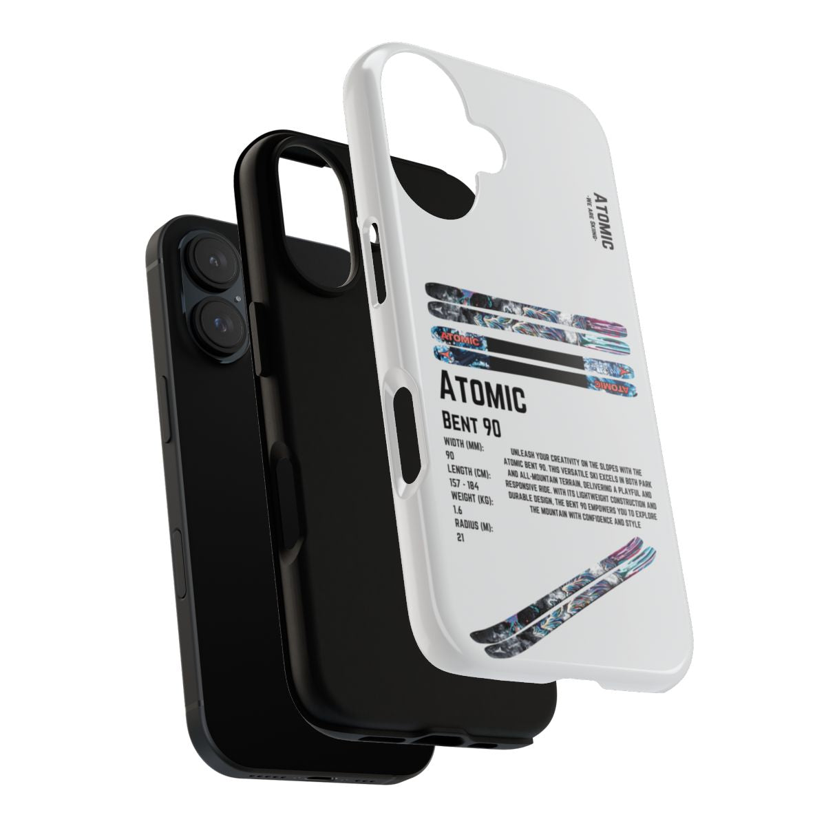 Atomic Bent 90 Phone Case
