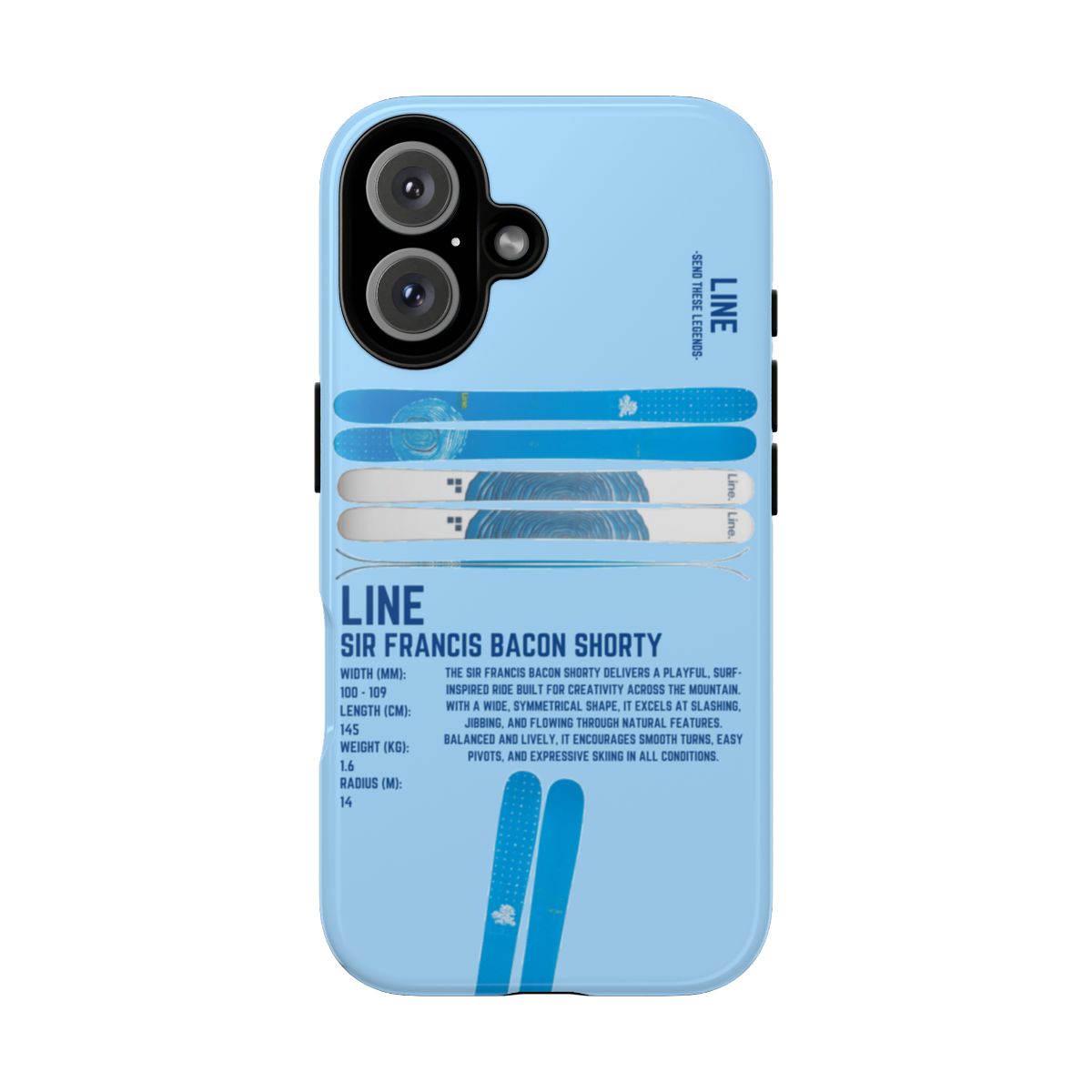 Line Sir Francis Bacon Shorty Phone Case