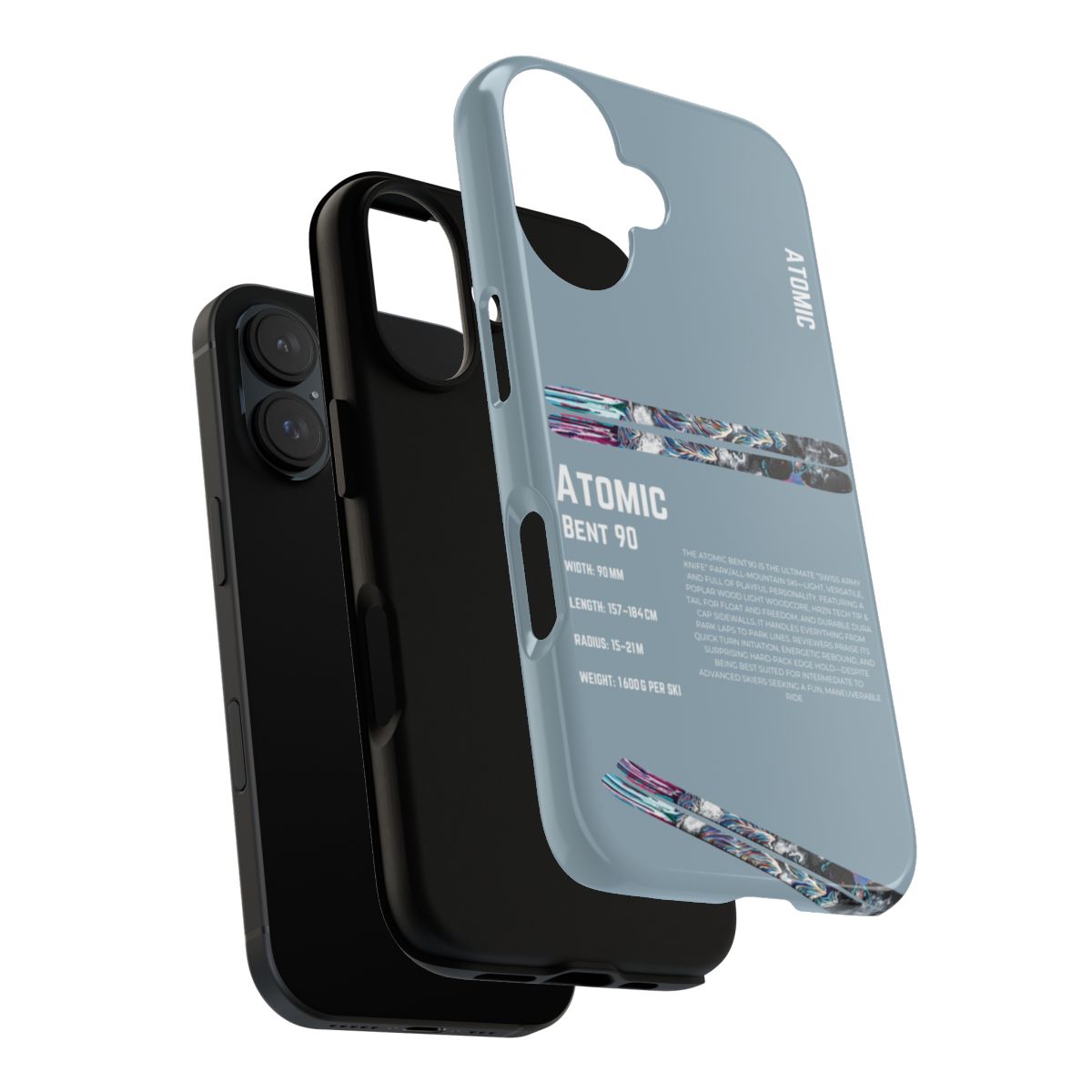 Atomic Bent 90 Rosa Phone Case