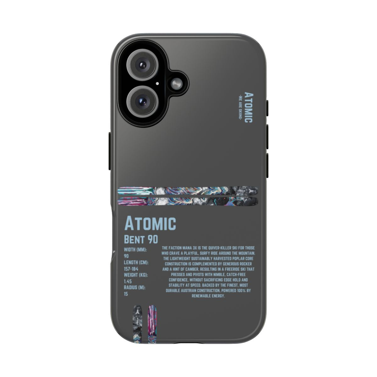 Atomic Bent 90 Phone Case