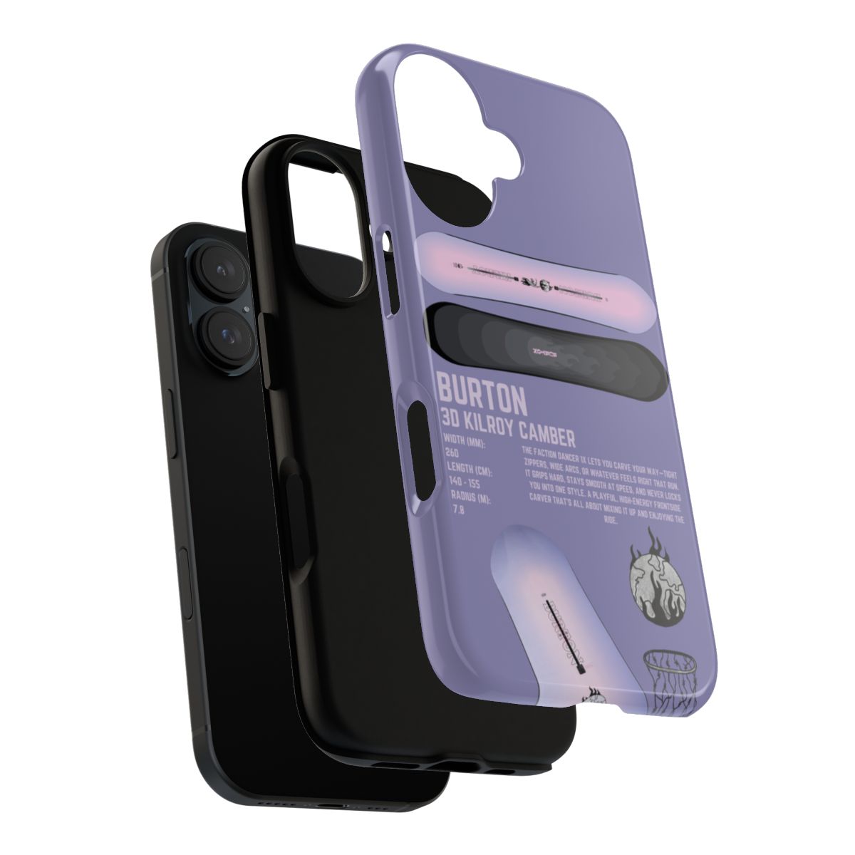 Burton 3D Kilyor Camber Phone Case