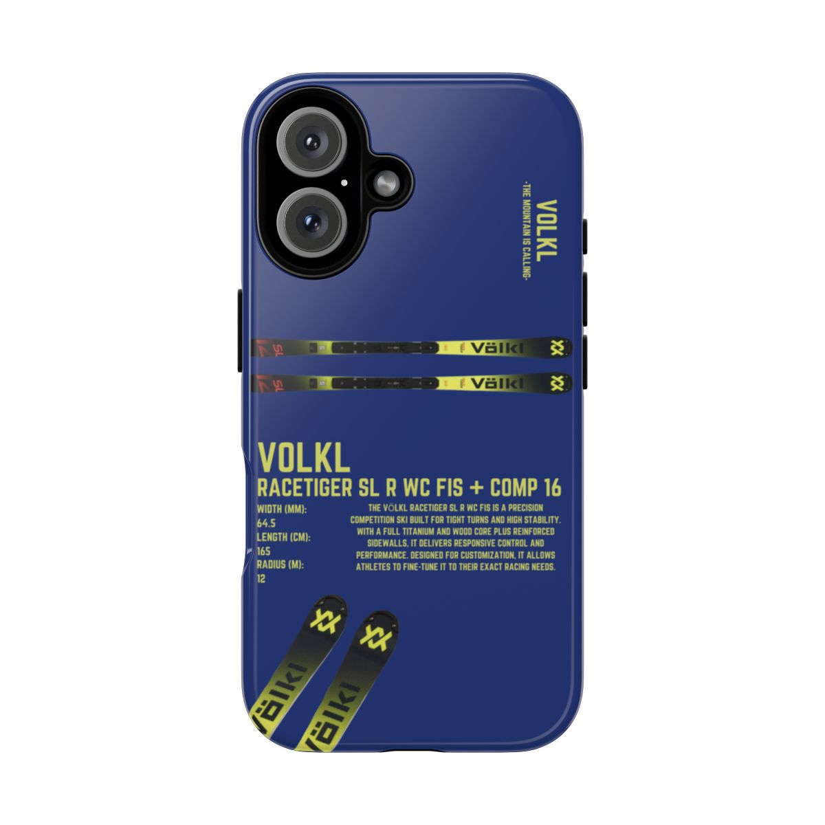 Volkl Racetiger SL R WC Phone Case