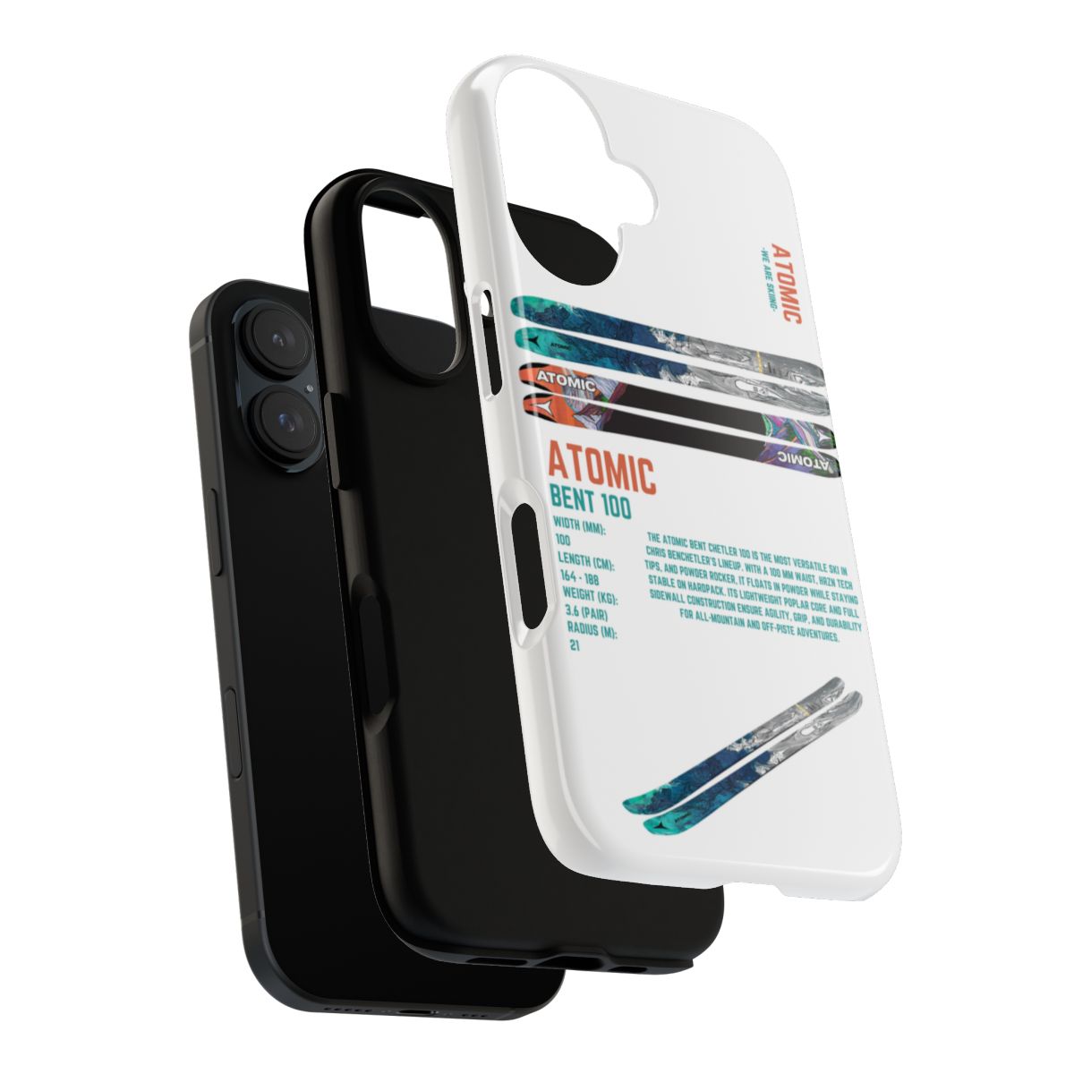 Atomic Bent 100 Phone Case