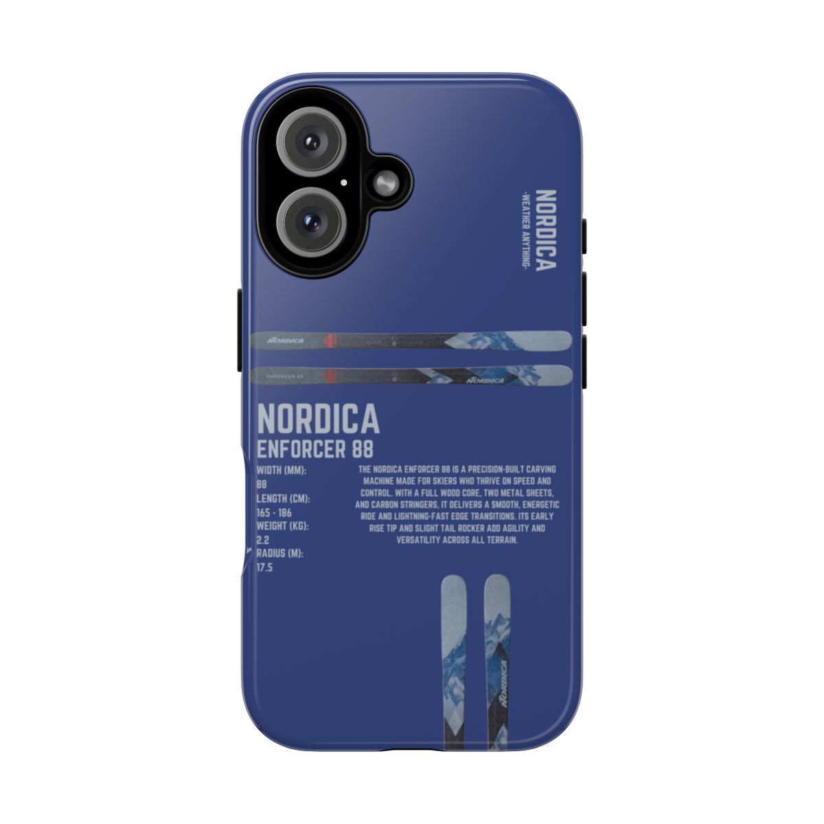 Nordica Enforcer 88 Phone Case
