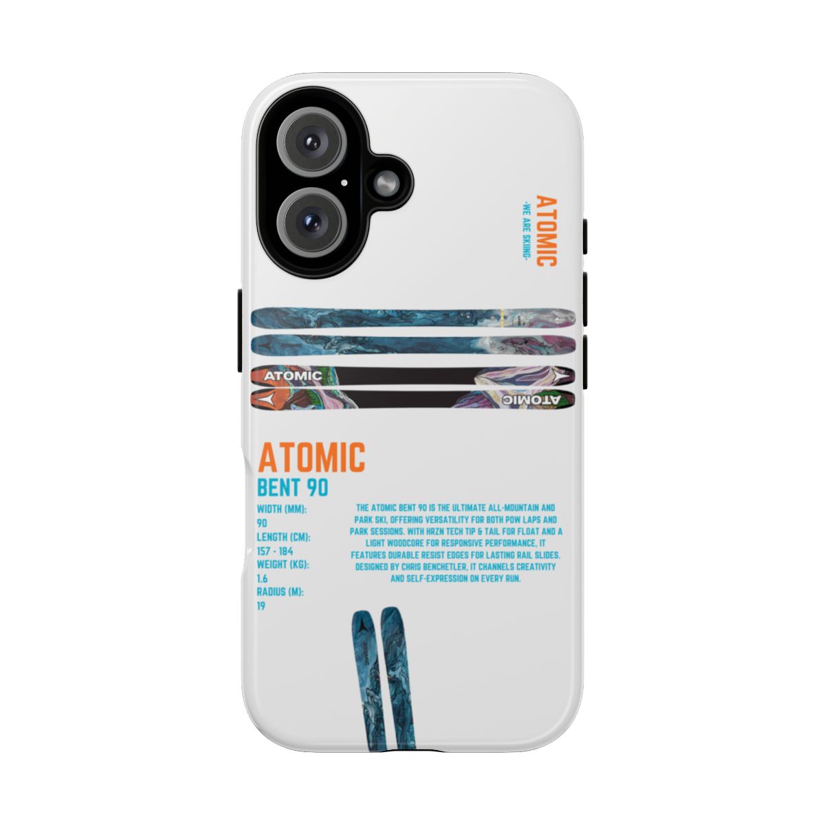 Atomic Bent 90 Phone Case