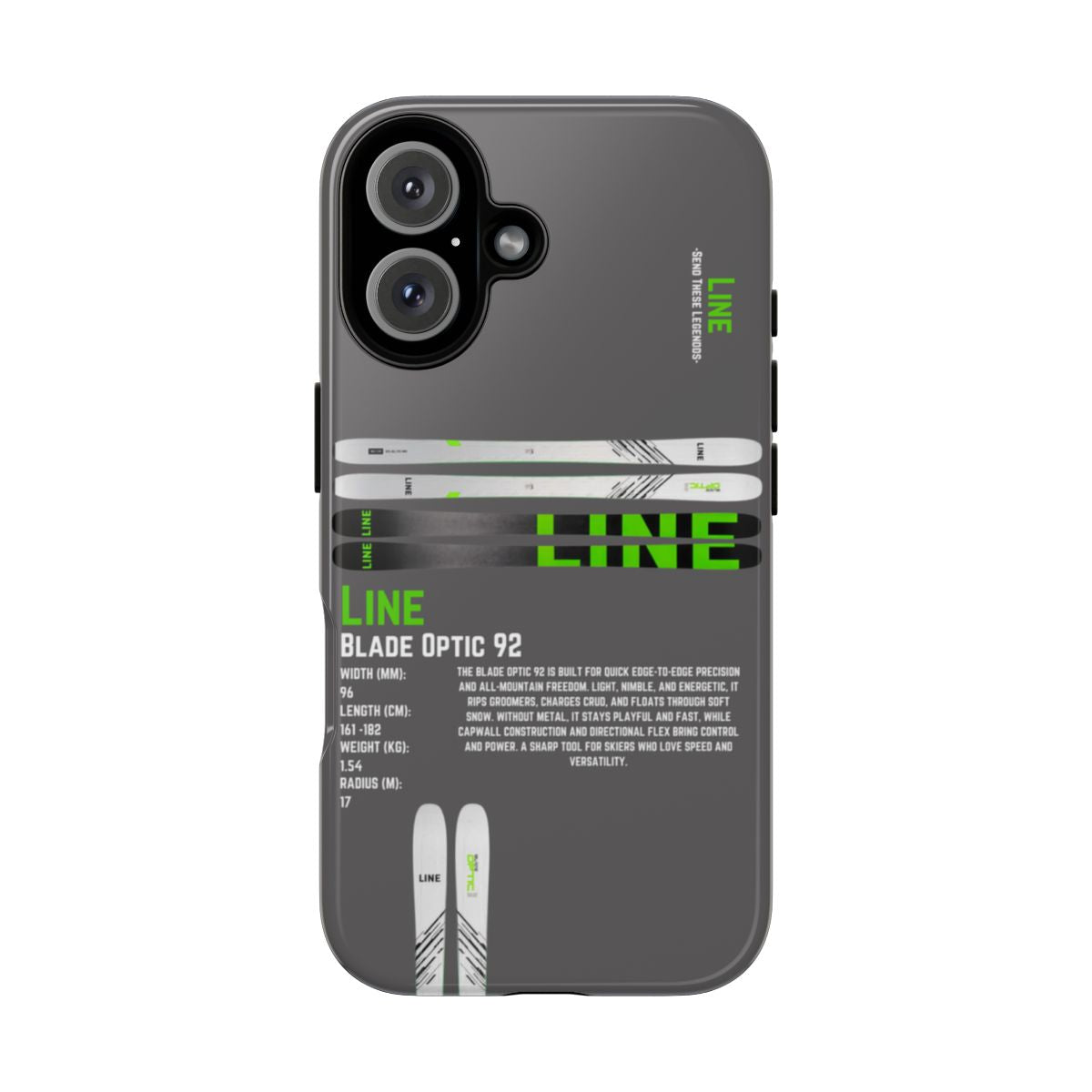 Line Blade Optic 92 Phone Case
