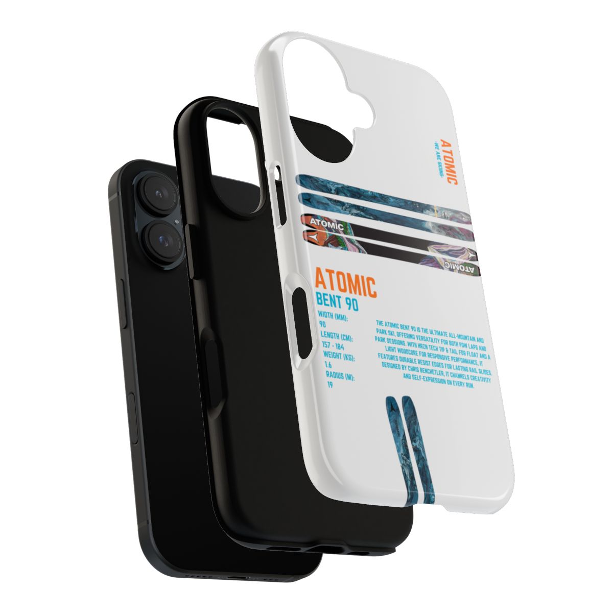Atomic Bent 90 Phone Case