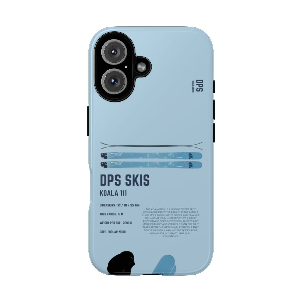 DPS Skis Koala 111 Phone Case