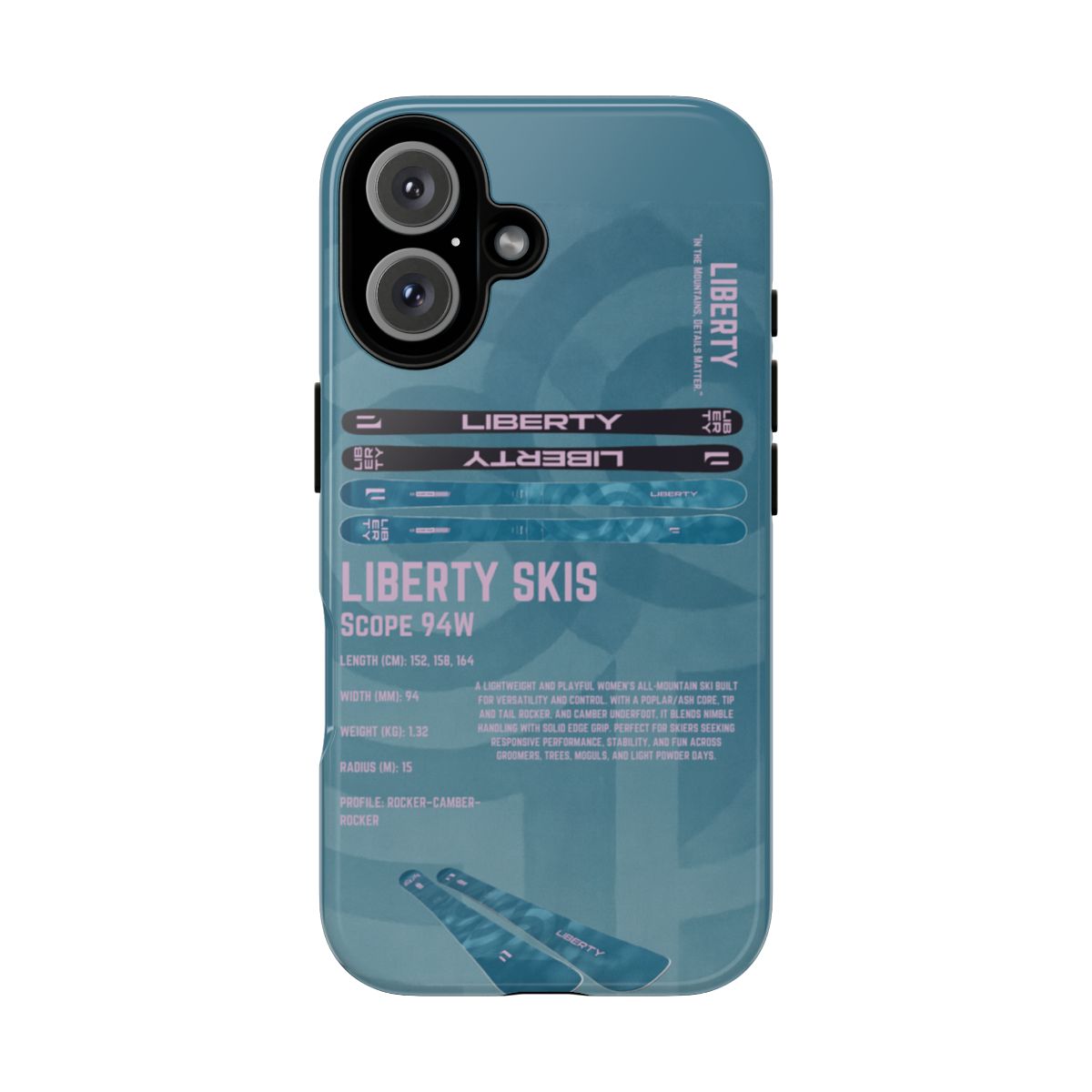 Liberty Skis Scope 94W Phone Case
