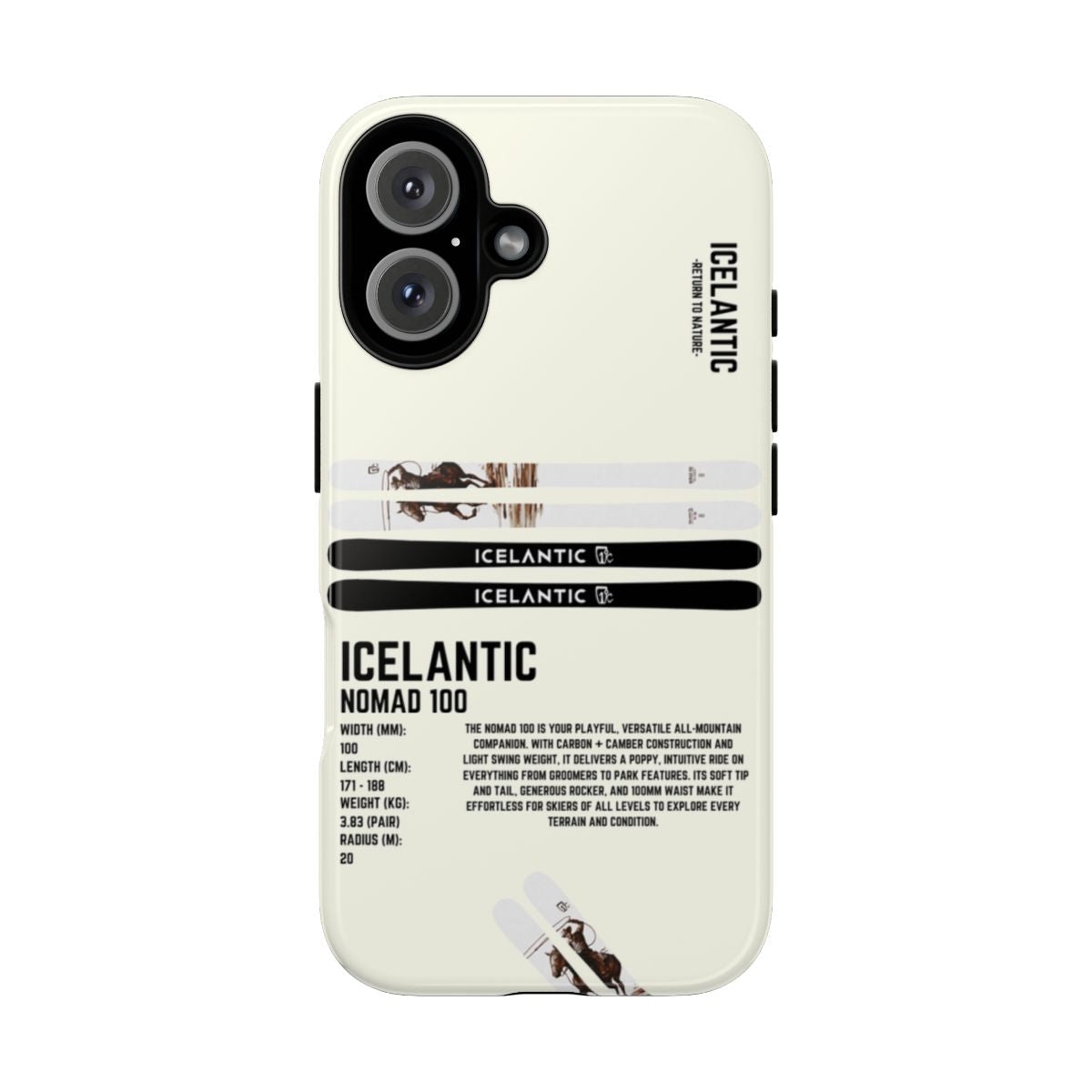 Icelantic Nomad 100 Phone Case