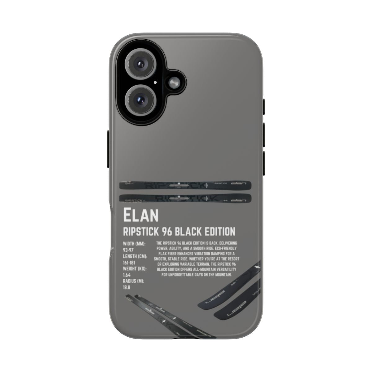 Elan Ripstick 96 Black Edition Phone Case