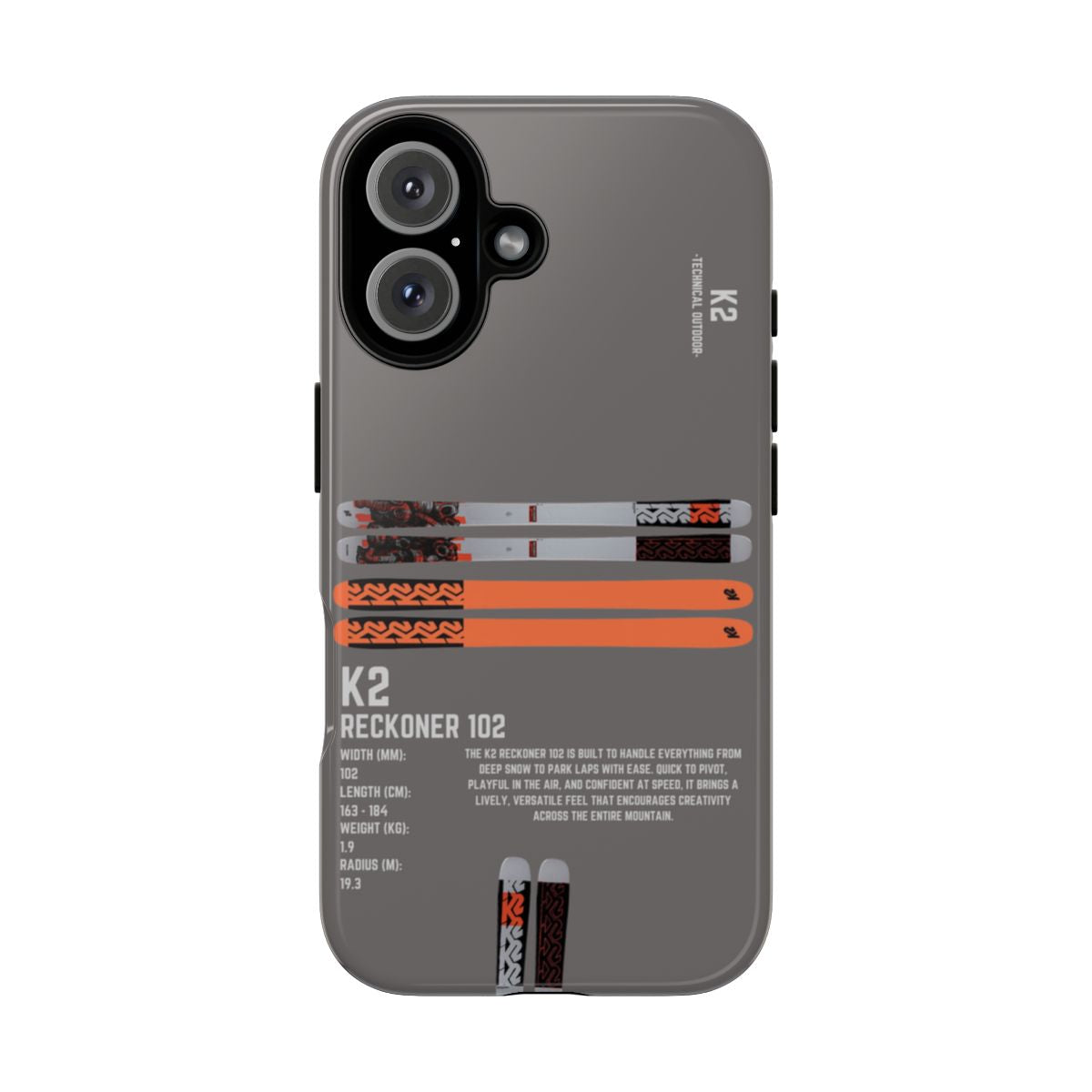 K2 Reckoner 102 Phone Case